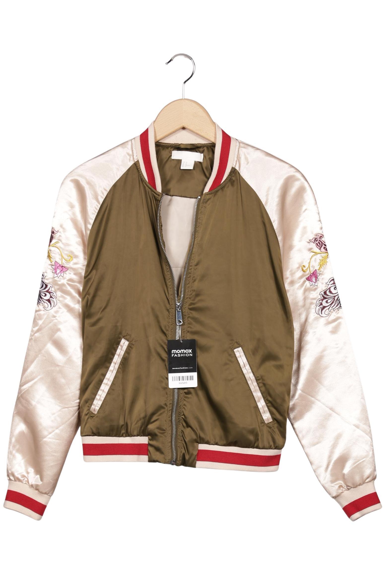 

H&M Damen Jacke, grün, Gr. 40