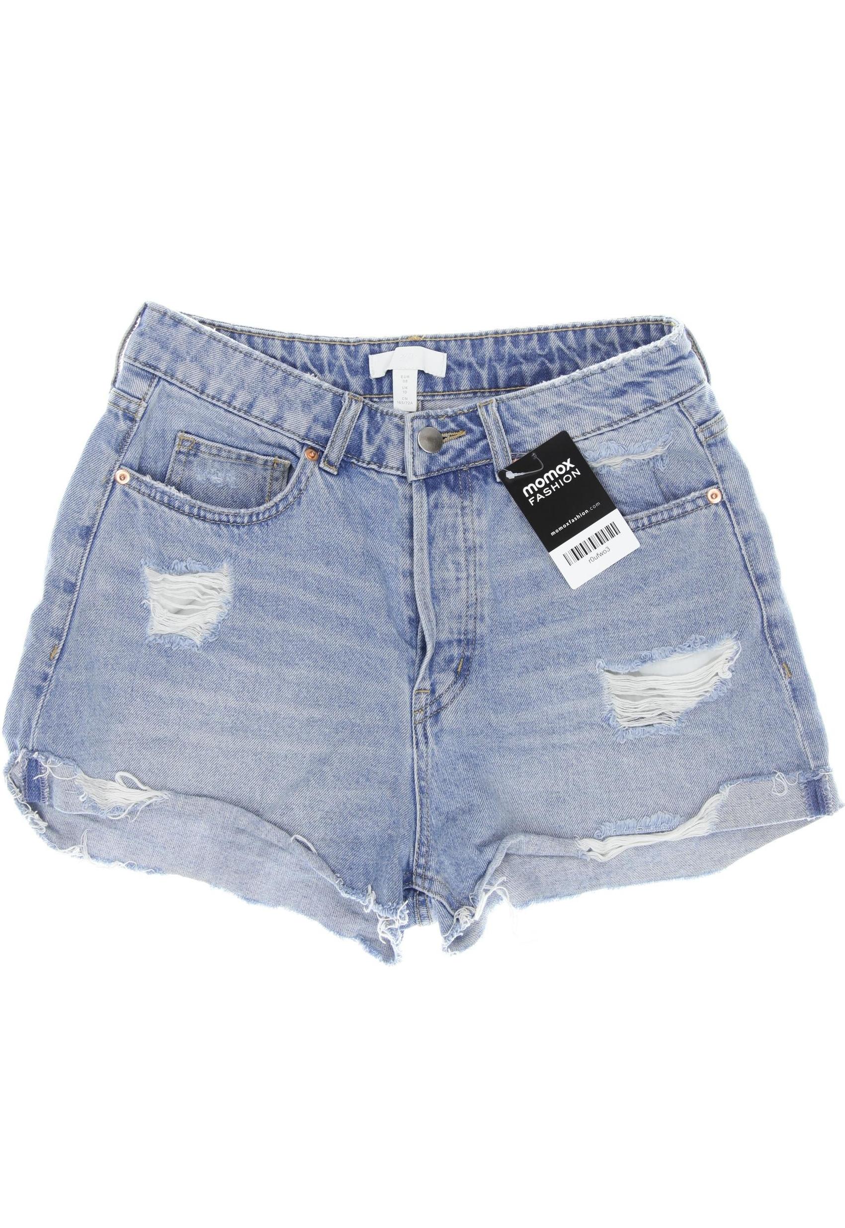 

H&M Damen Shorts, blau, Gr. 38