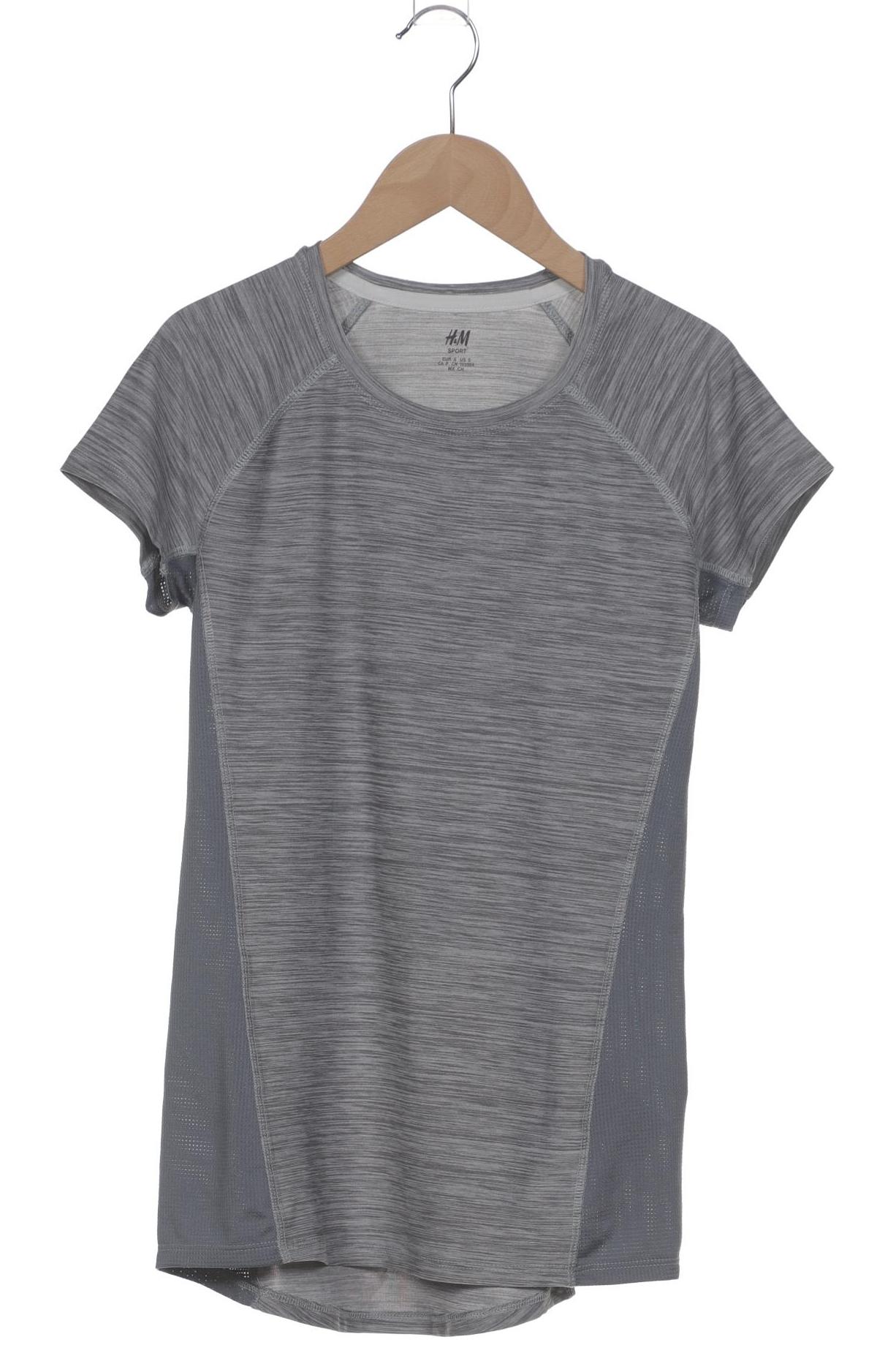 

H&M Damen T-Shirt, grau, Gr. 36