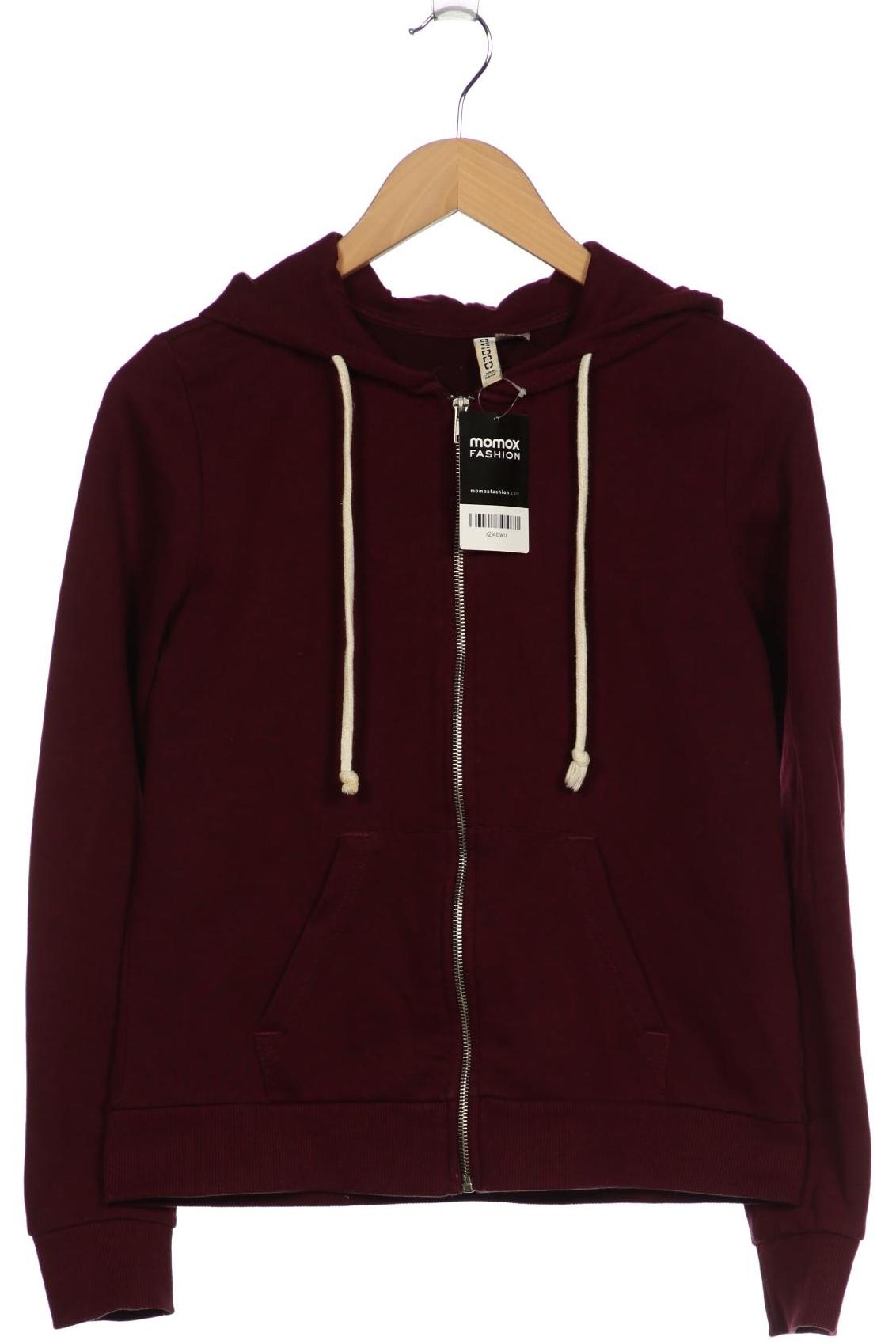 

H&M Damen Kapuzenpullover, bordeaux, Gr. 38