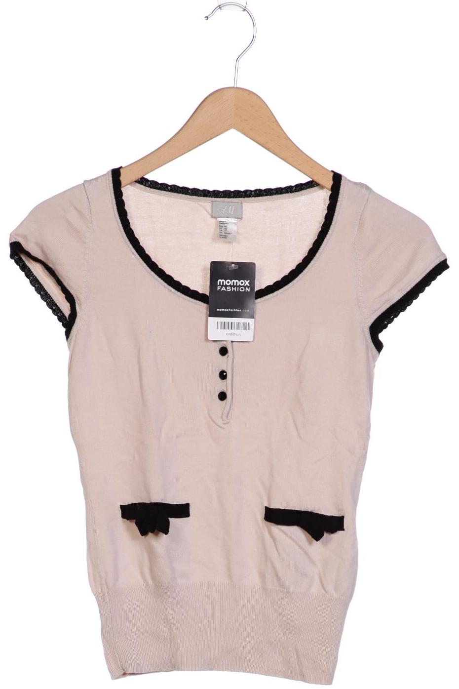 

H&M Damen T-Shirt, beige