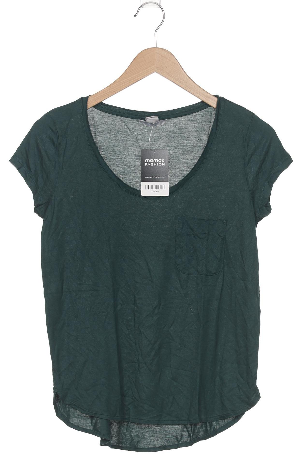 

H&M Damen T-Shirt, grün, Gr. 36