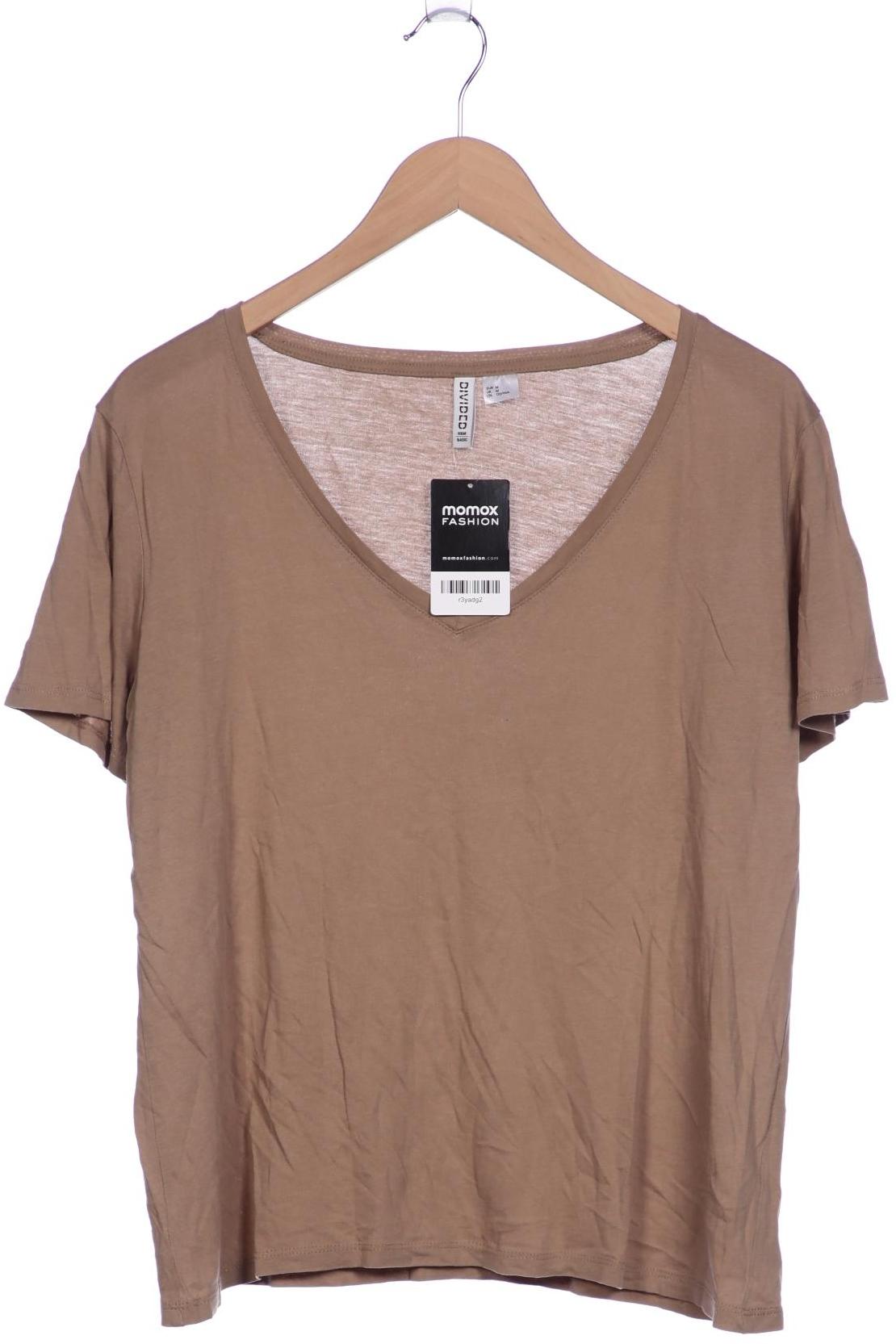 

H&M Damen T-Shirt, beige, Gr. 38
