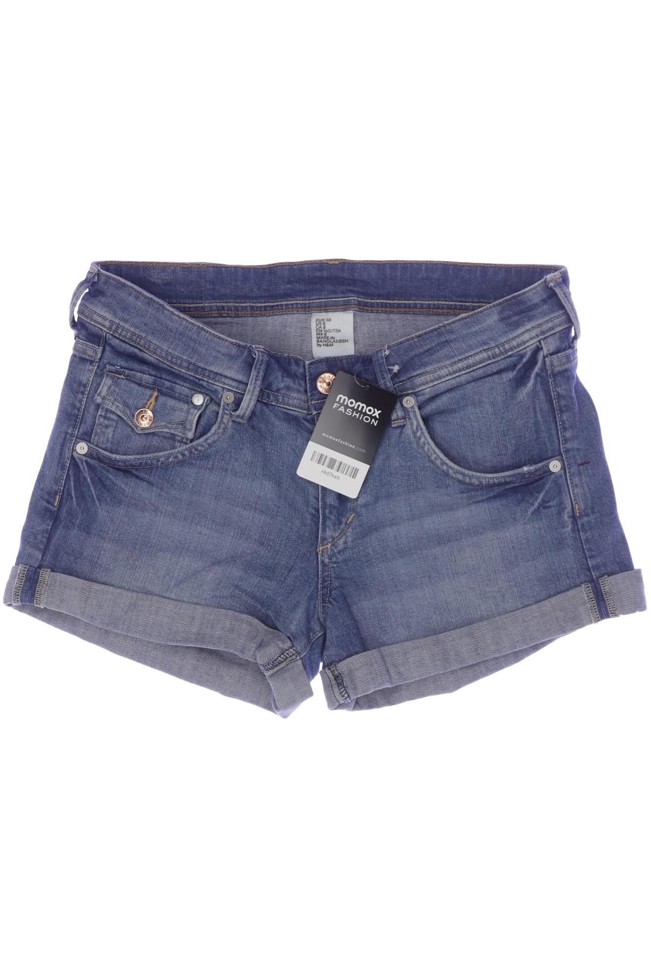 

H&M Damen Shorts, blau, Gr. 38