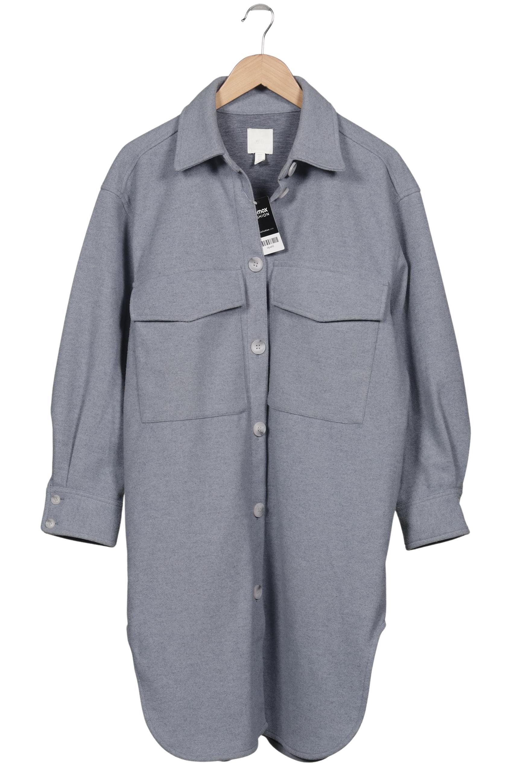 

H&M Damen Mantel, grau, Gr. 38