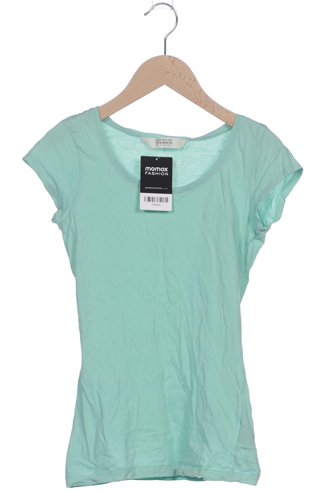 

H&M Damen T-Shirt, hellgrün, Gr. 34