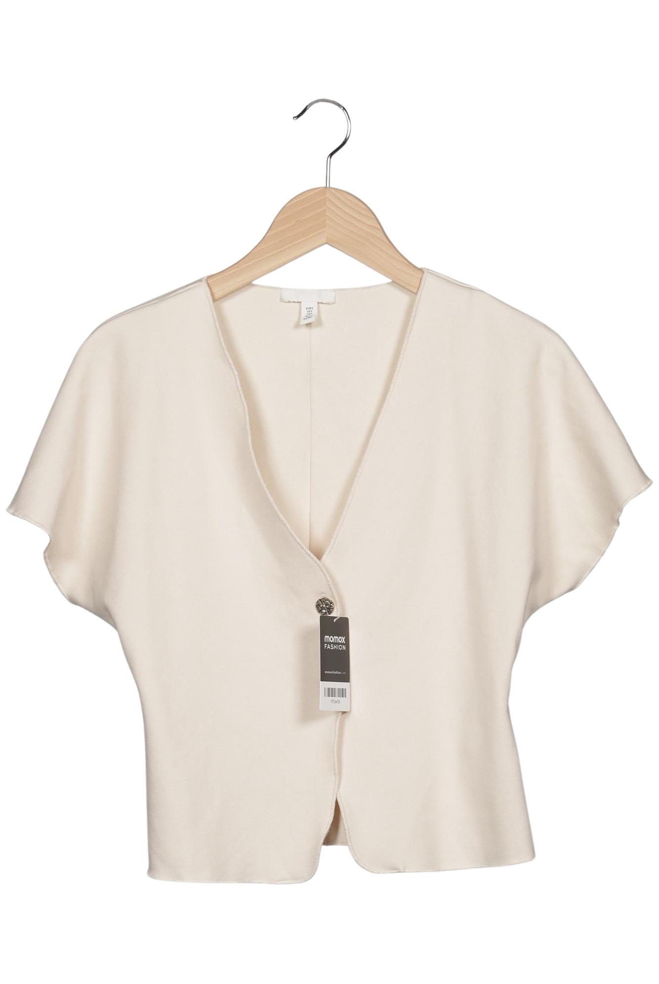 

H&M Damen Strickjacke, cremeweiß, Gr. 36