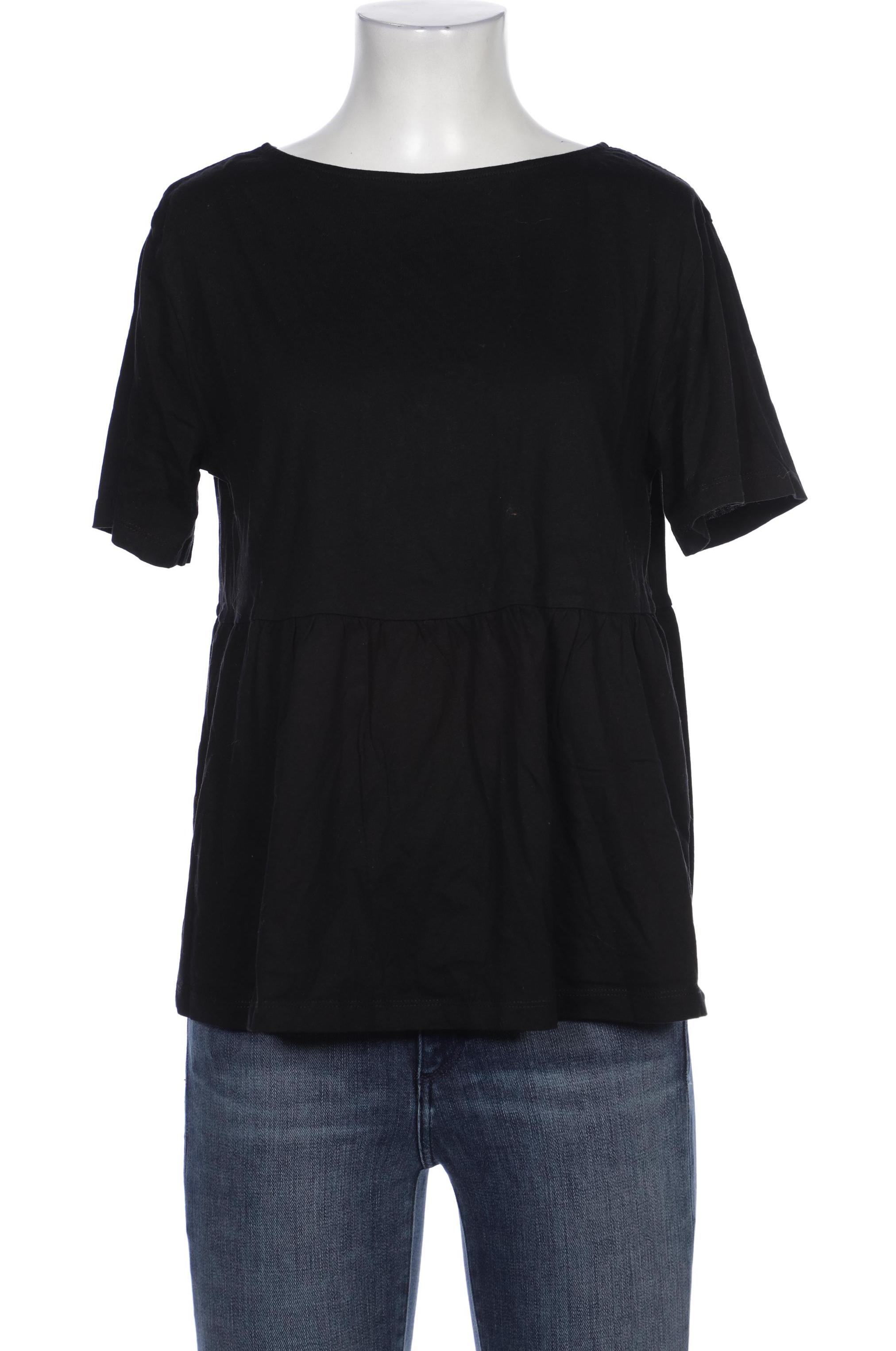 

H&M Damen T-Shirt, schwarz