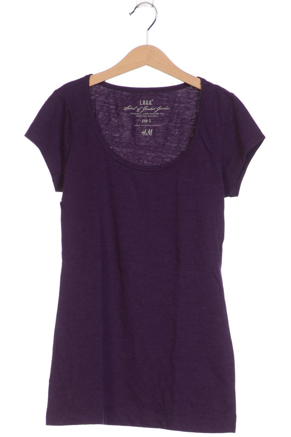 

H&M Damen T-Shirt, flieder, Gr. 36