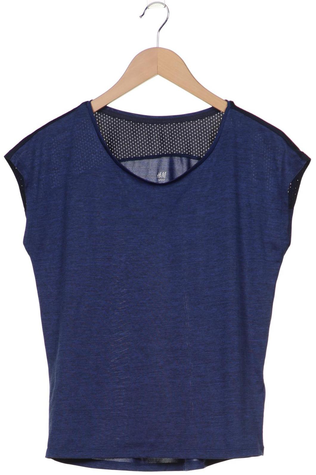 

H&M Damen T-Shirt, blau