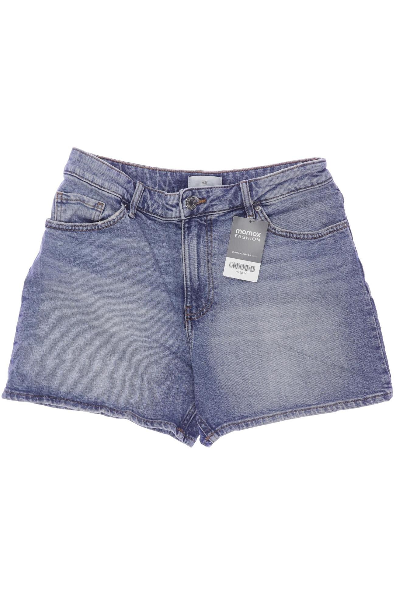 

H&M Damen Shorts, hellblau, Gr. 40
