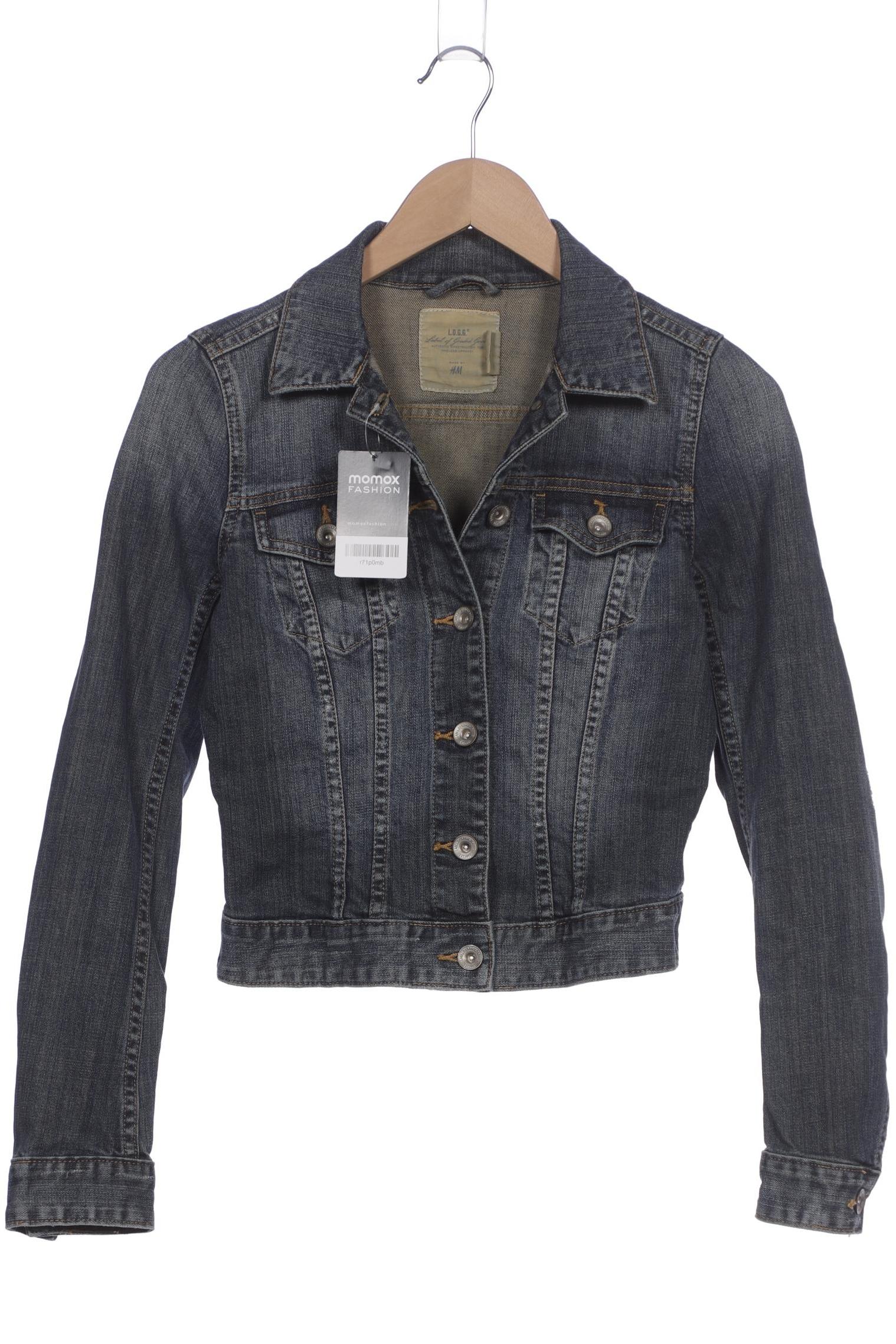 

H&M Damen Jacke, marineblau, Gr. 34