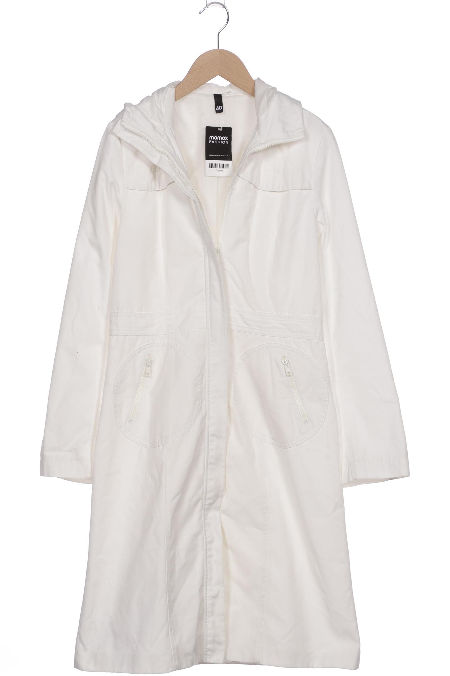 

H&M Damen Mantel, weiß, Gr. 40
