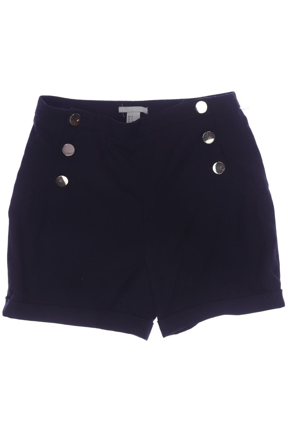 

H&M Damen Shorts, marineblau, Gr. 34