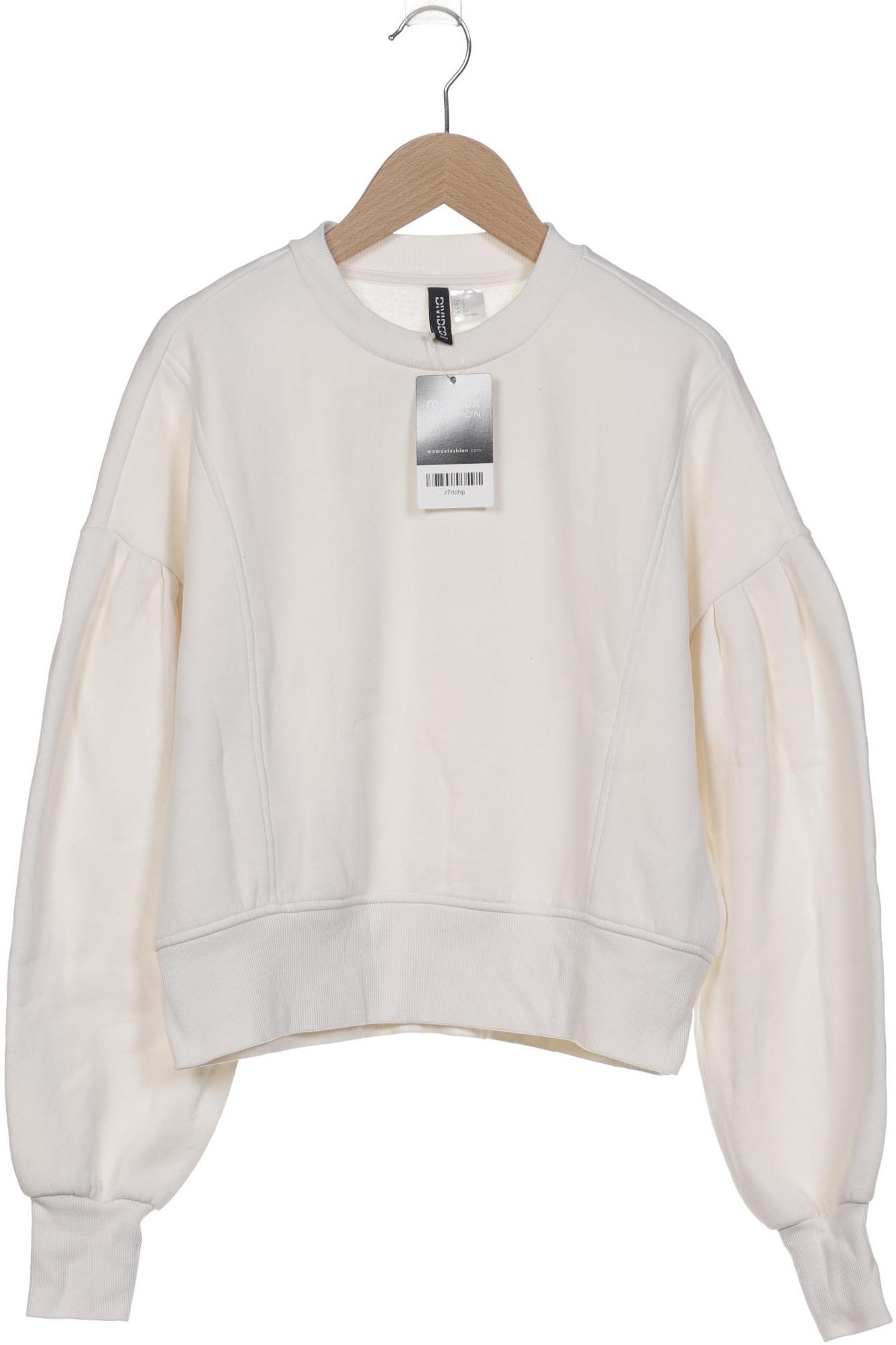 

H&M Damen Sweatshirt, cremeweiß, Gr. 36
