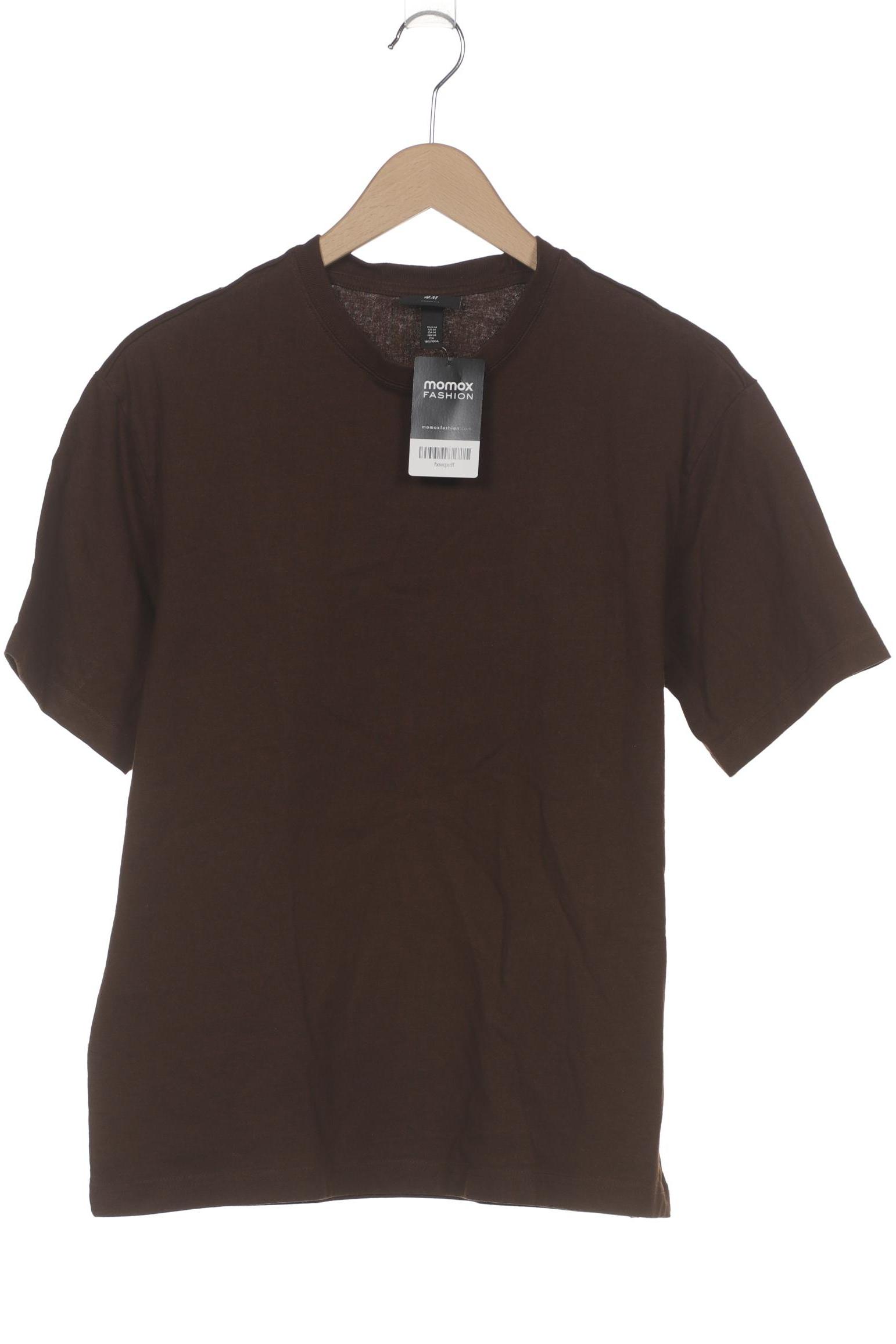 

H&M Damen T-Shirt, braun, Gr. 38