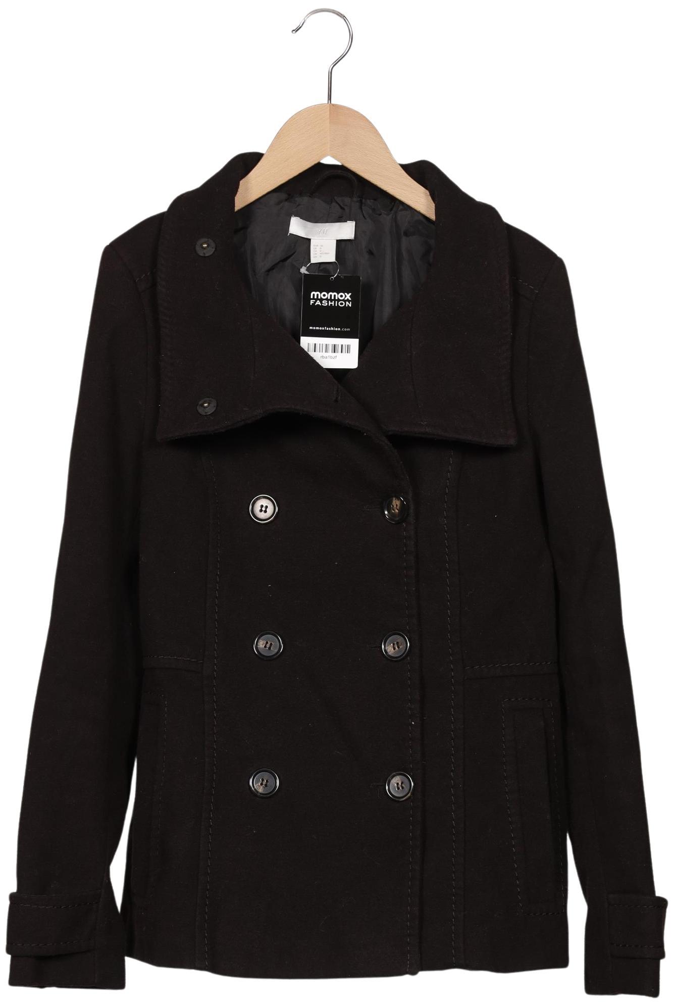 

H&M Damen Jacke, schwarz, Gr. 38