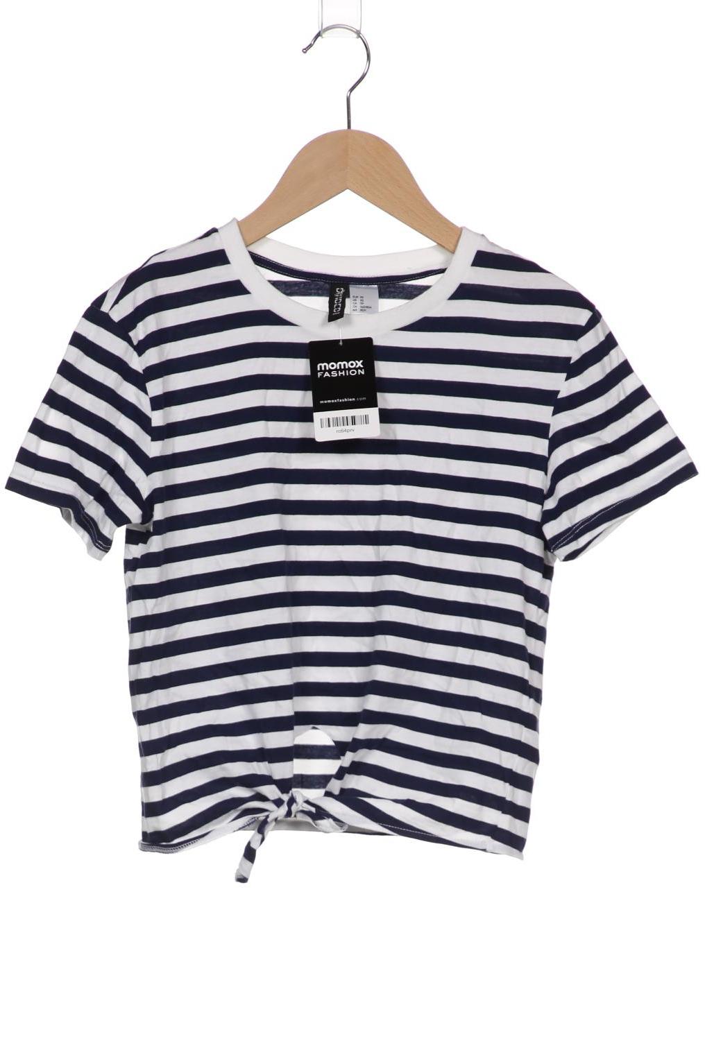 

H&M Damen T-Shirt, marineblau