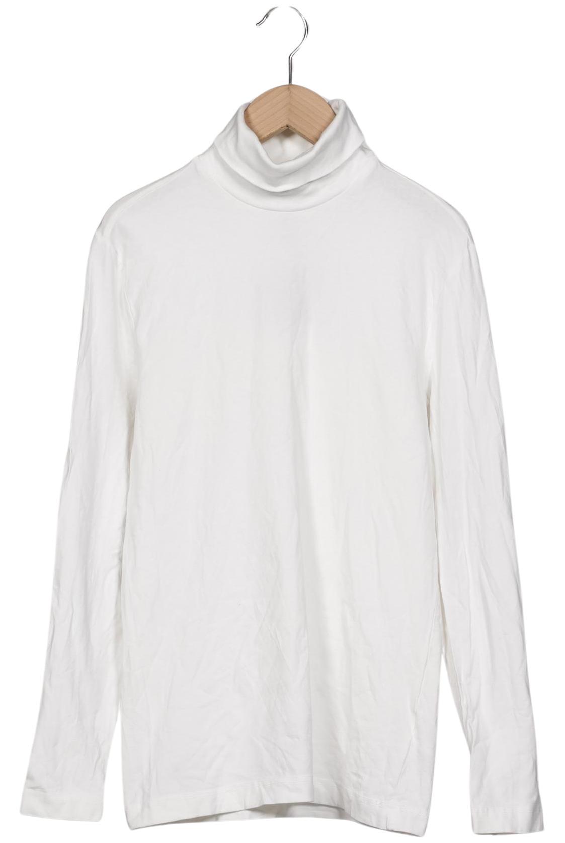 

H&M Damen Langarmshirt, weiß, Gr. 36