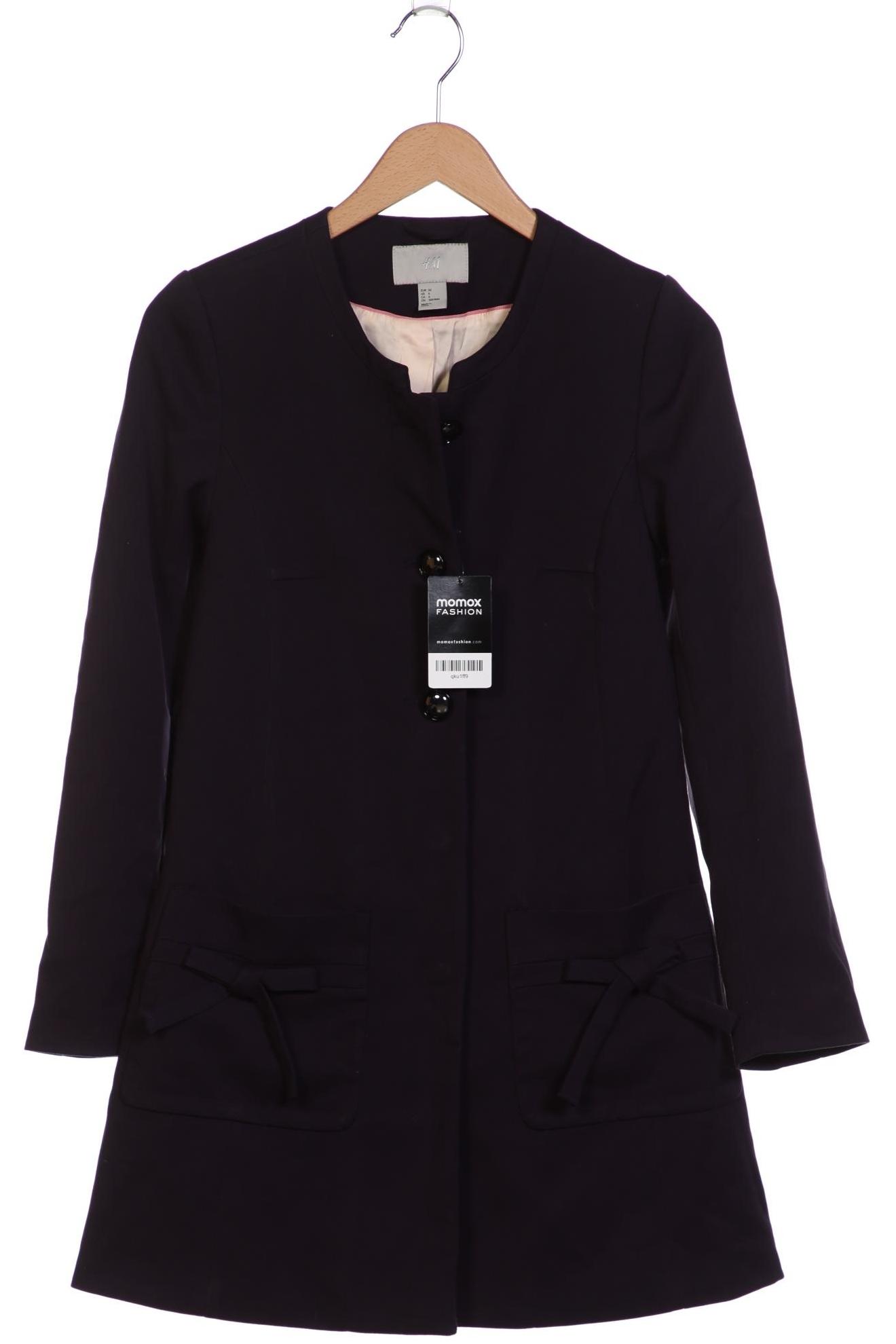 

H&M Damen Mantel, marineblau, Gr. 36