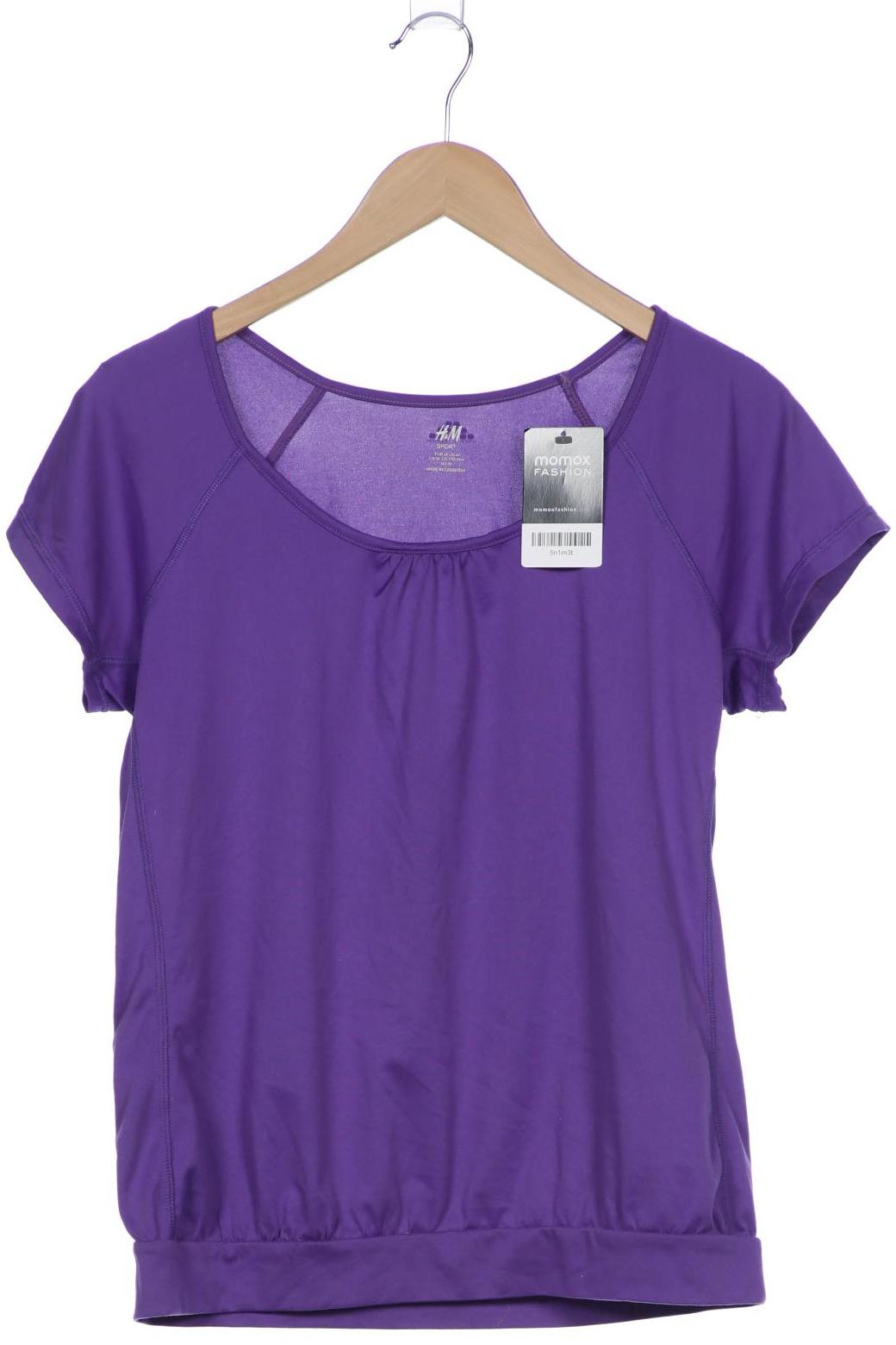 

H&M Damen T-Shirt, flieder, Gr. 38