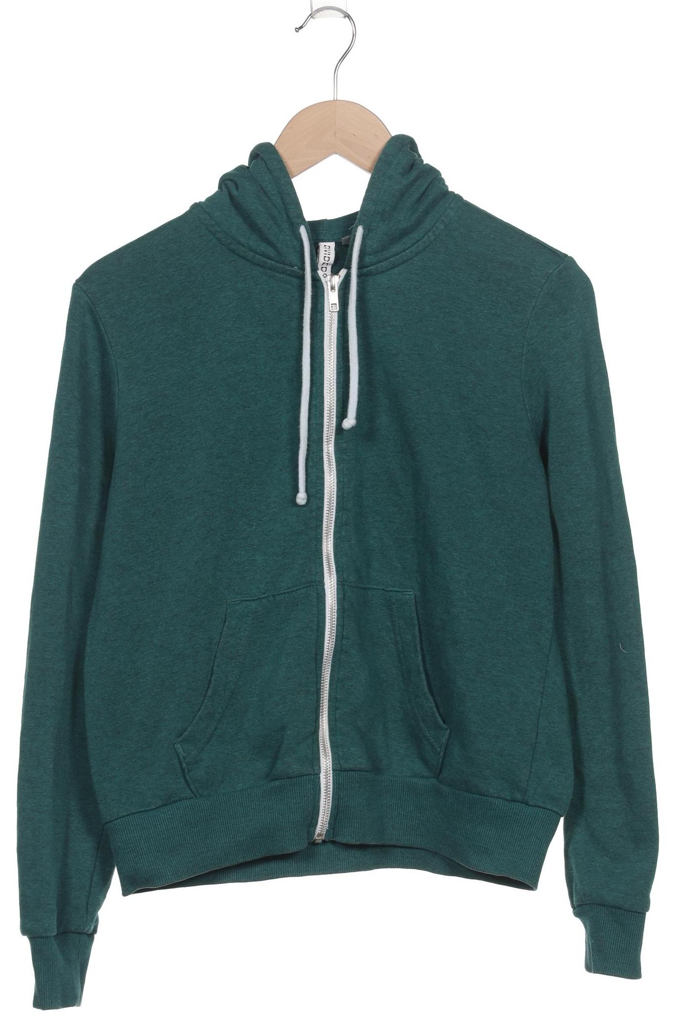 

H&M Damen Kapuzenpullover, grün, Gr. 36