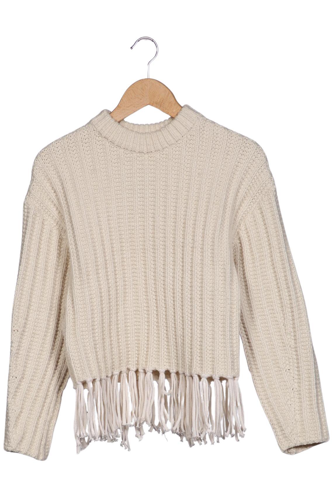 

H&M Damen Pullover, cremeweiß, Gr. 34