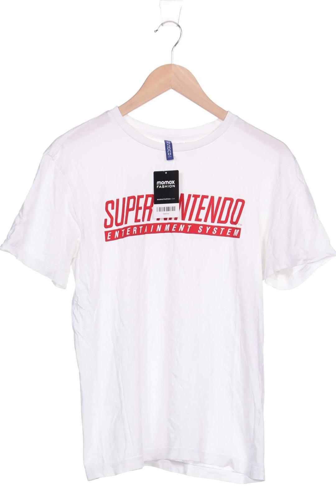 

H&M Damen T-Shirt, weiß
