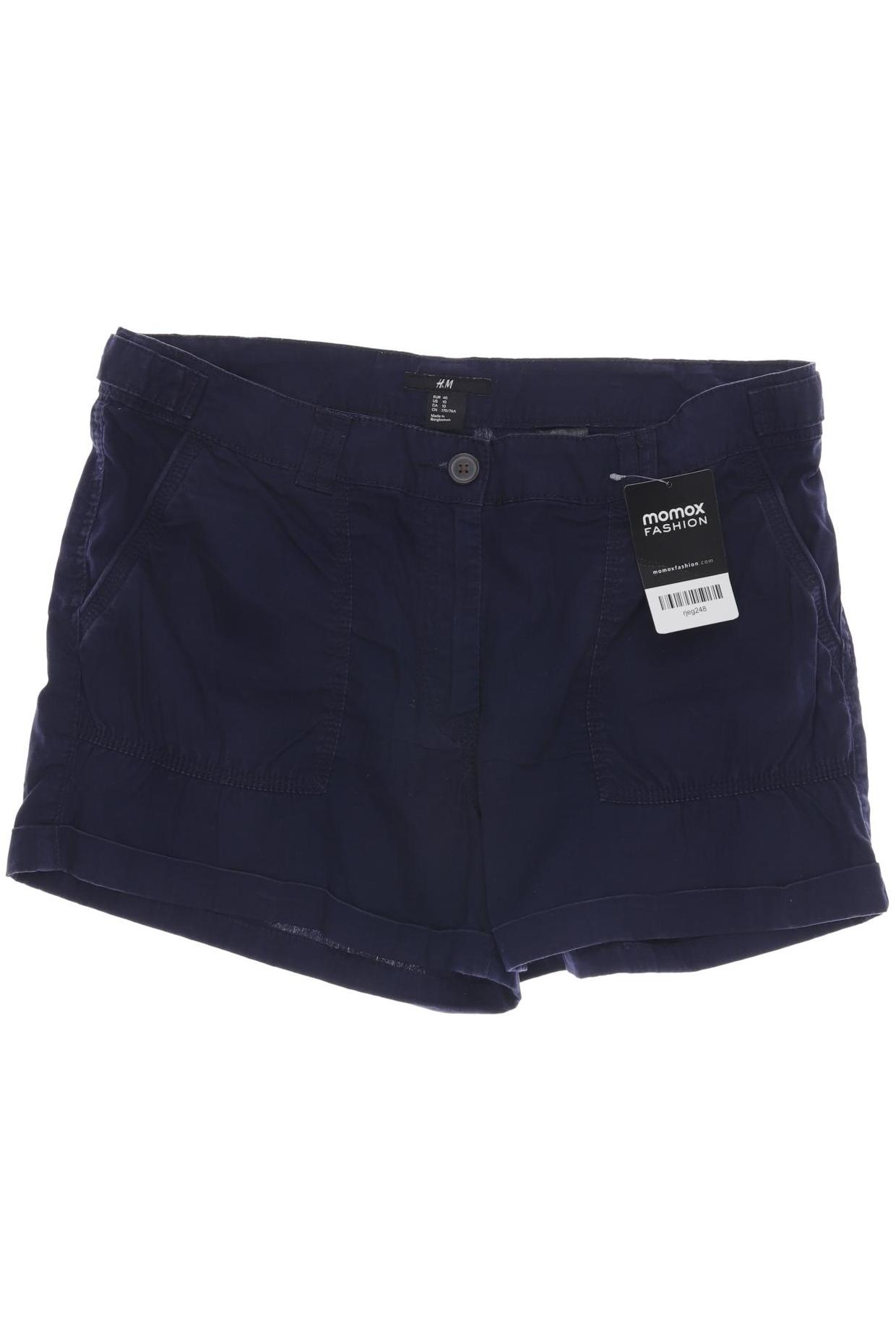 

H&M Damen Shorts, marineblau, Gr. 40