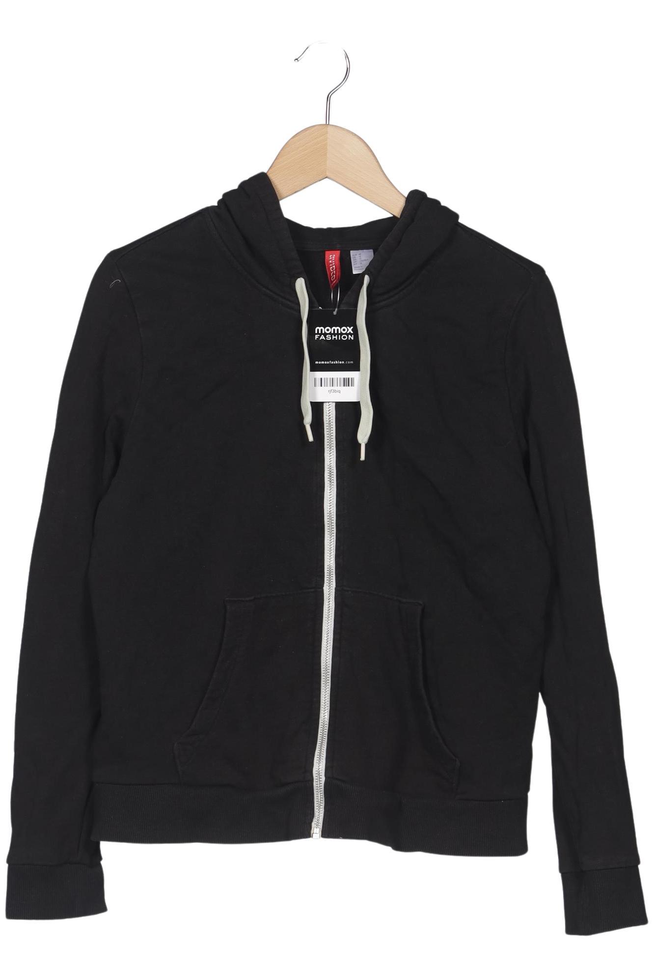 

H&M Damen Kapuzenpullover, schwarz, Gr. 42