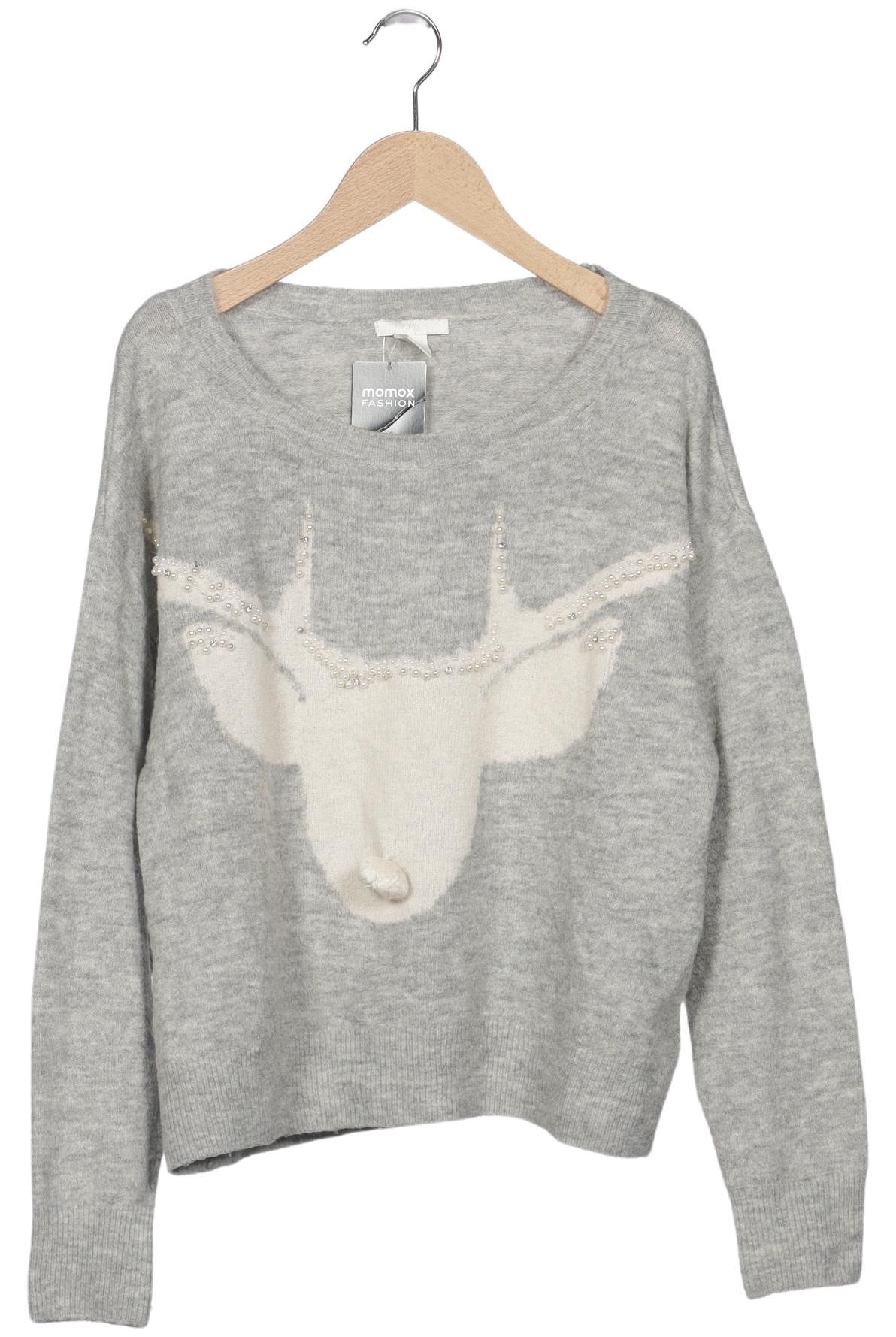 

H&M Damen Pullover, grau, Gr. 36