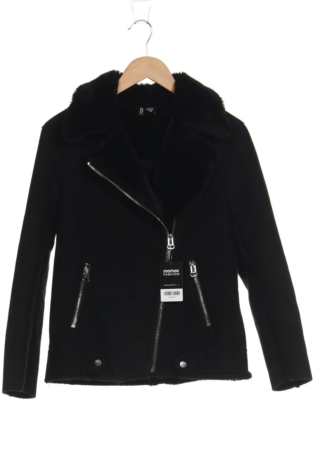 

H&M Damen Jacke, schwarz, Gr. 34