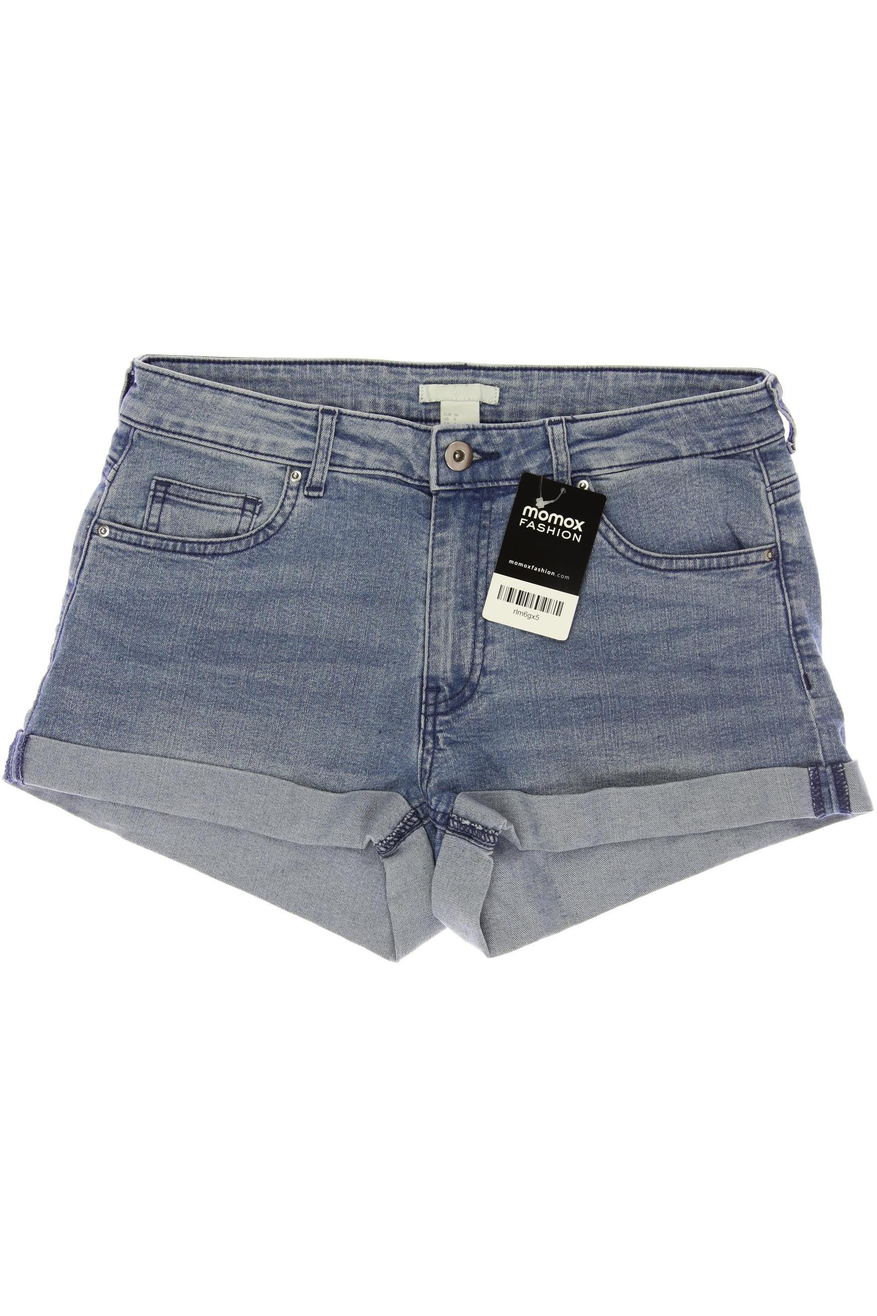 

H&M Damen Shorts, blau, Gr. 36