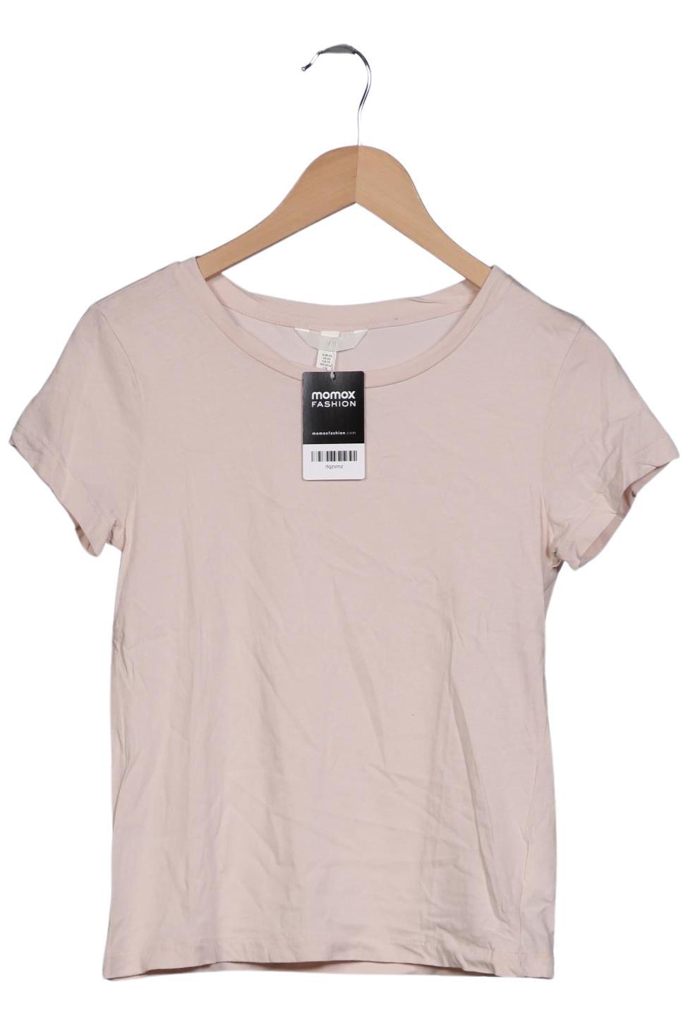 

H&M Damen T-Shirt, beige, Gr. 34