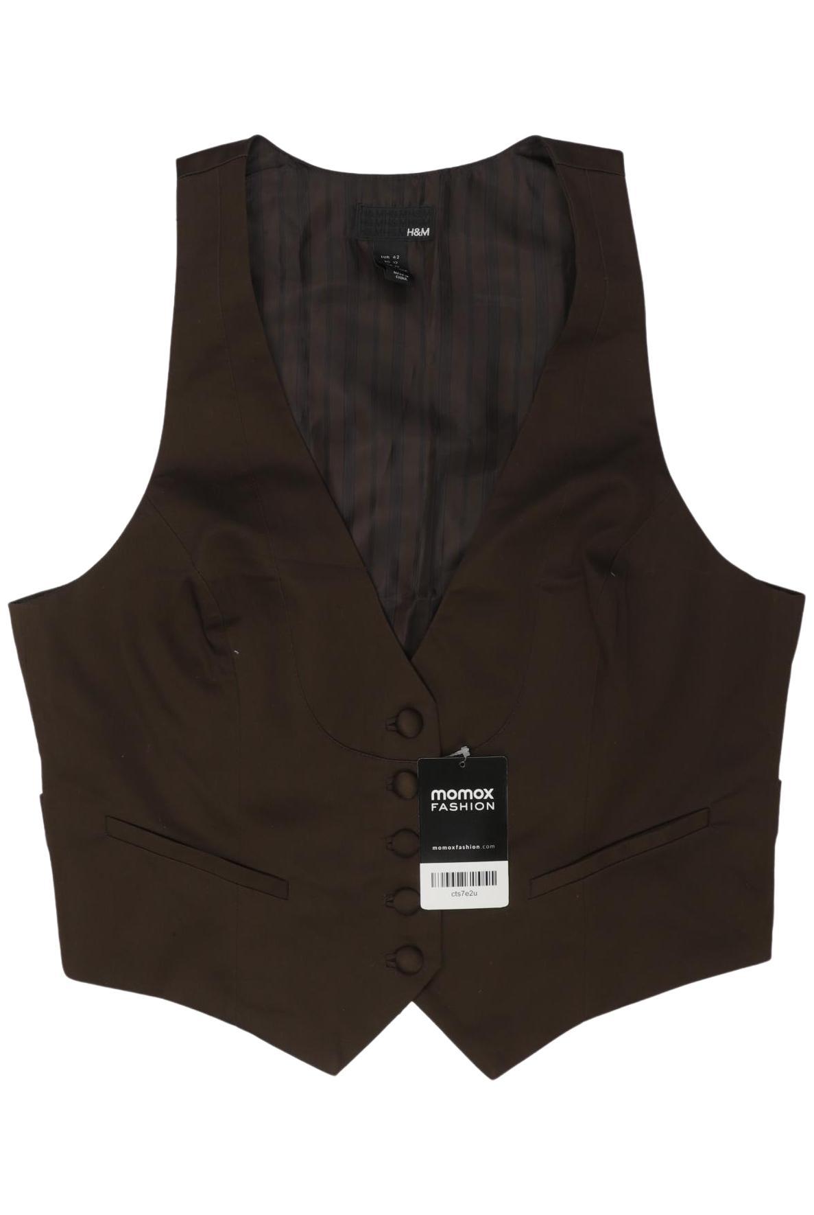 

H&M Damen Weste, braun, Gr. 42