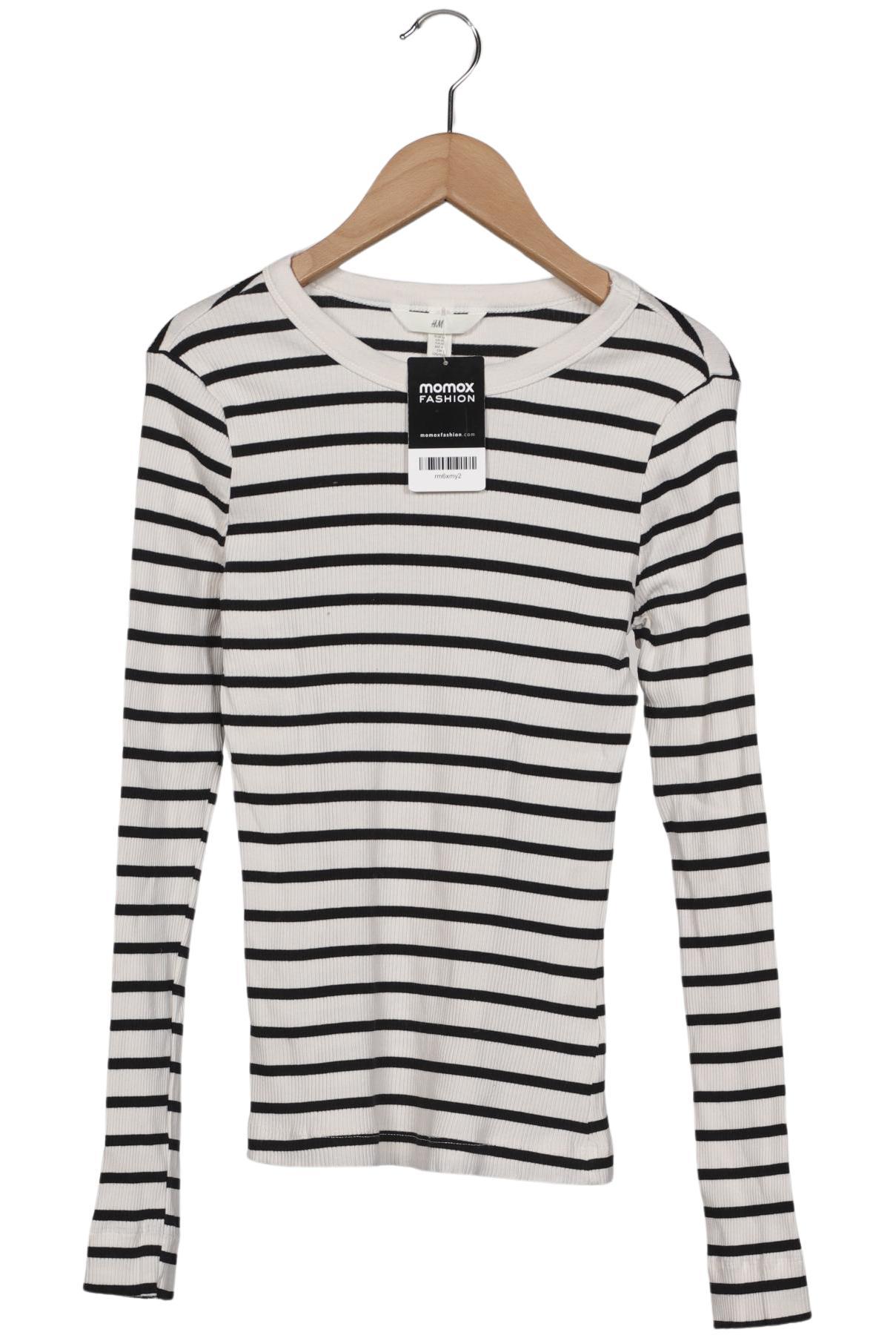 

H&M Damen Langarmshirt, mehrfarbig, Gr. 38