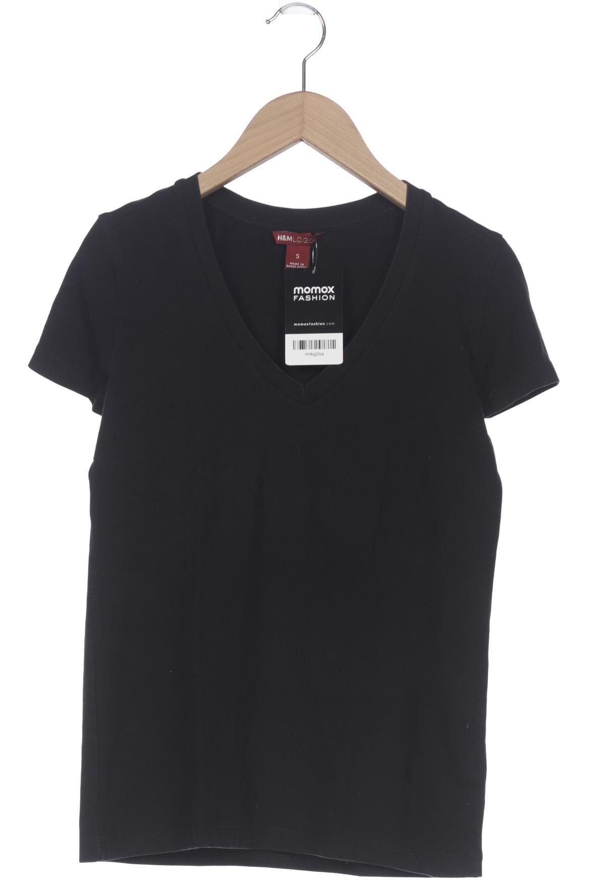 

H&M Damen T-Shirt, schwarz, Gr. 36