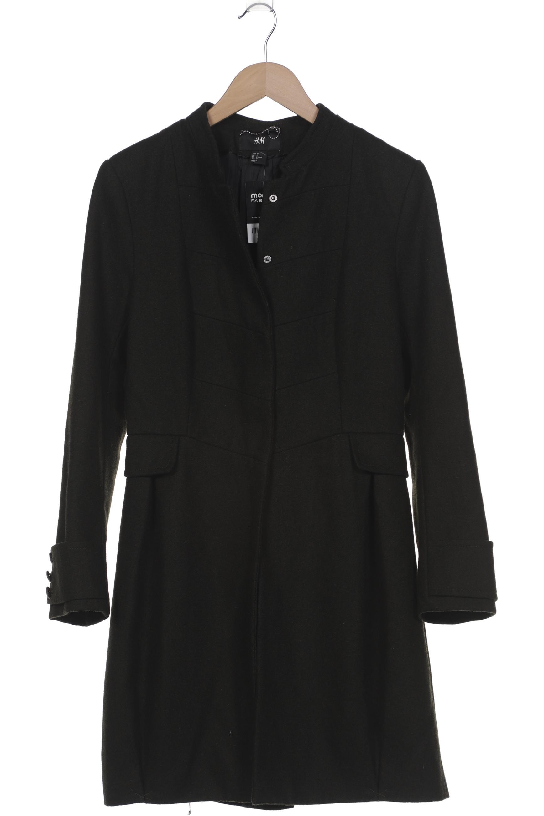 

H&M Damen Mantel, grün, Gr. 42