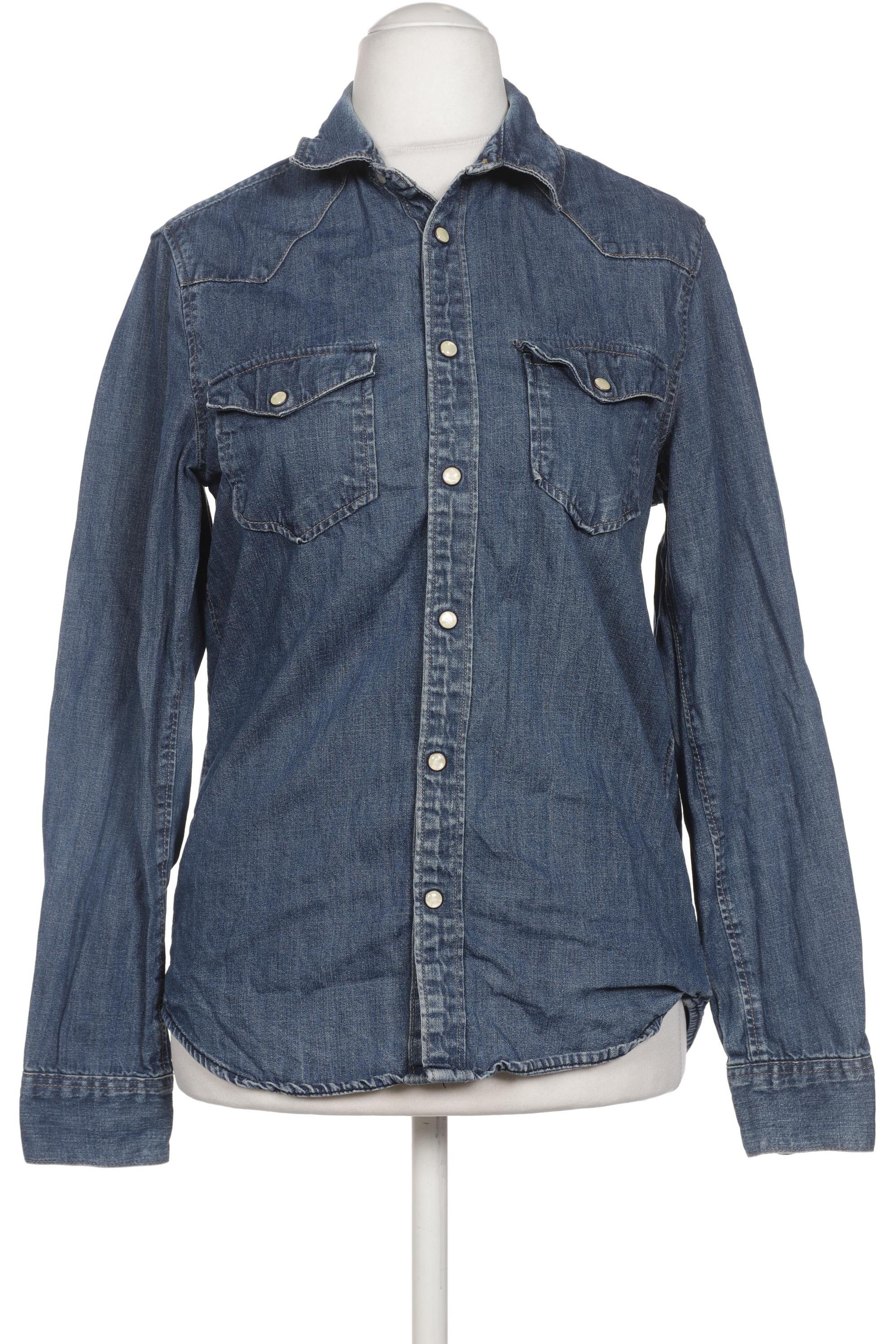 

H&M Damen Bluse, blau, Gr. 36