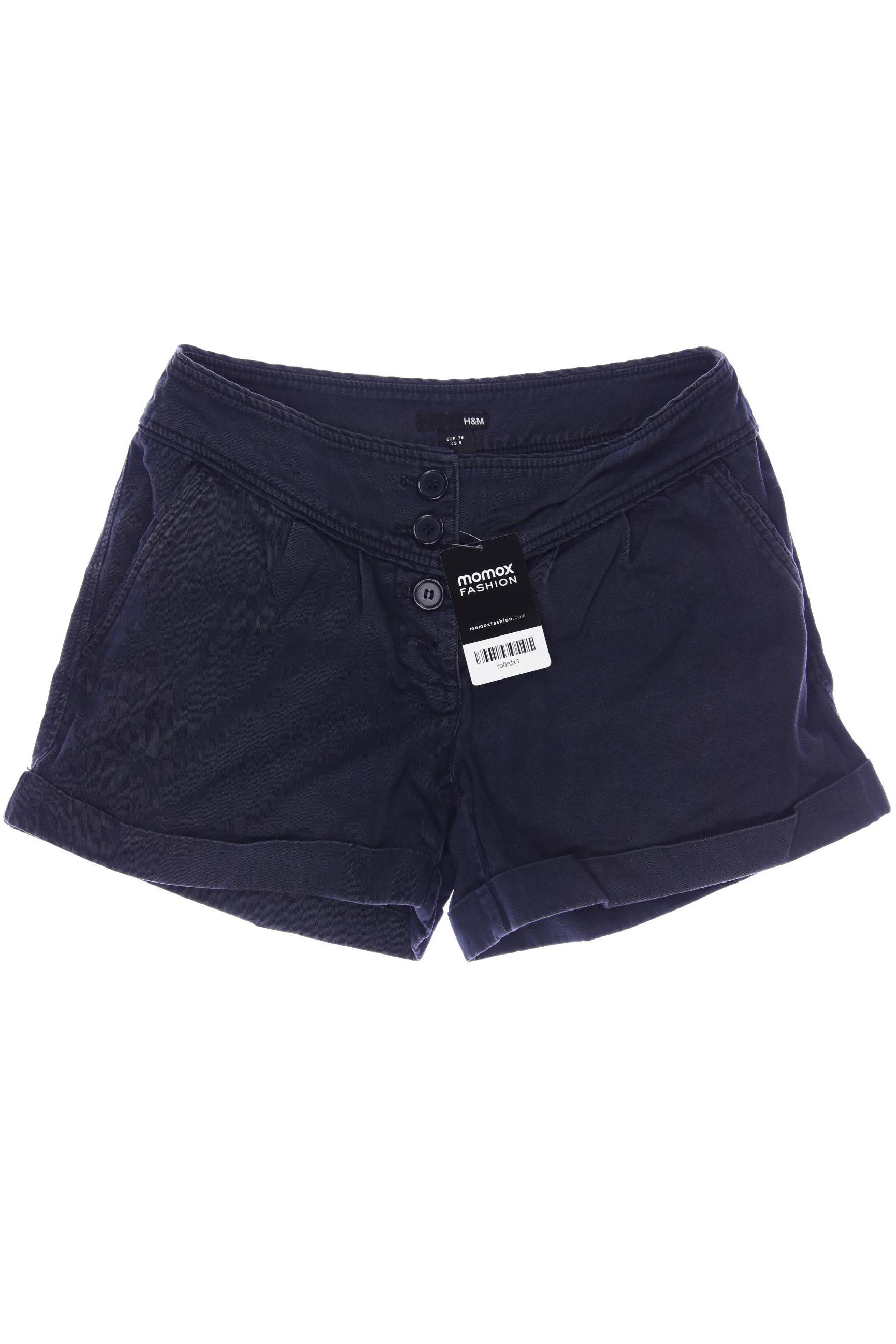 

H&M Damen Shorts, marineblau, Gr. 36