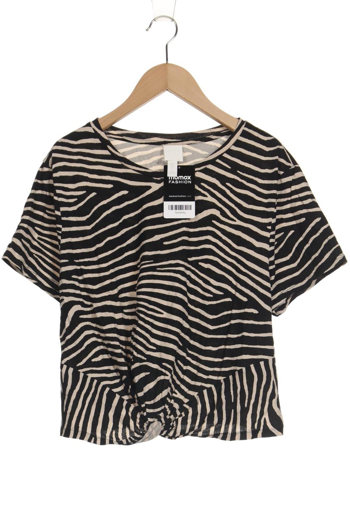 

H&M Damen T-Shirt, schwarz, Gr. 42