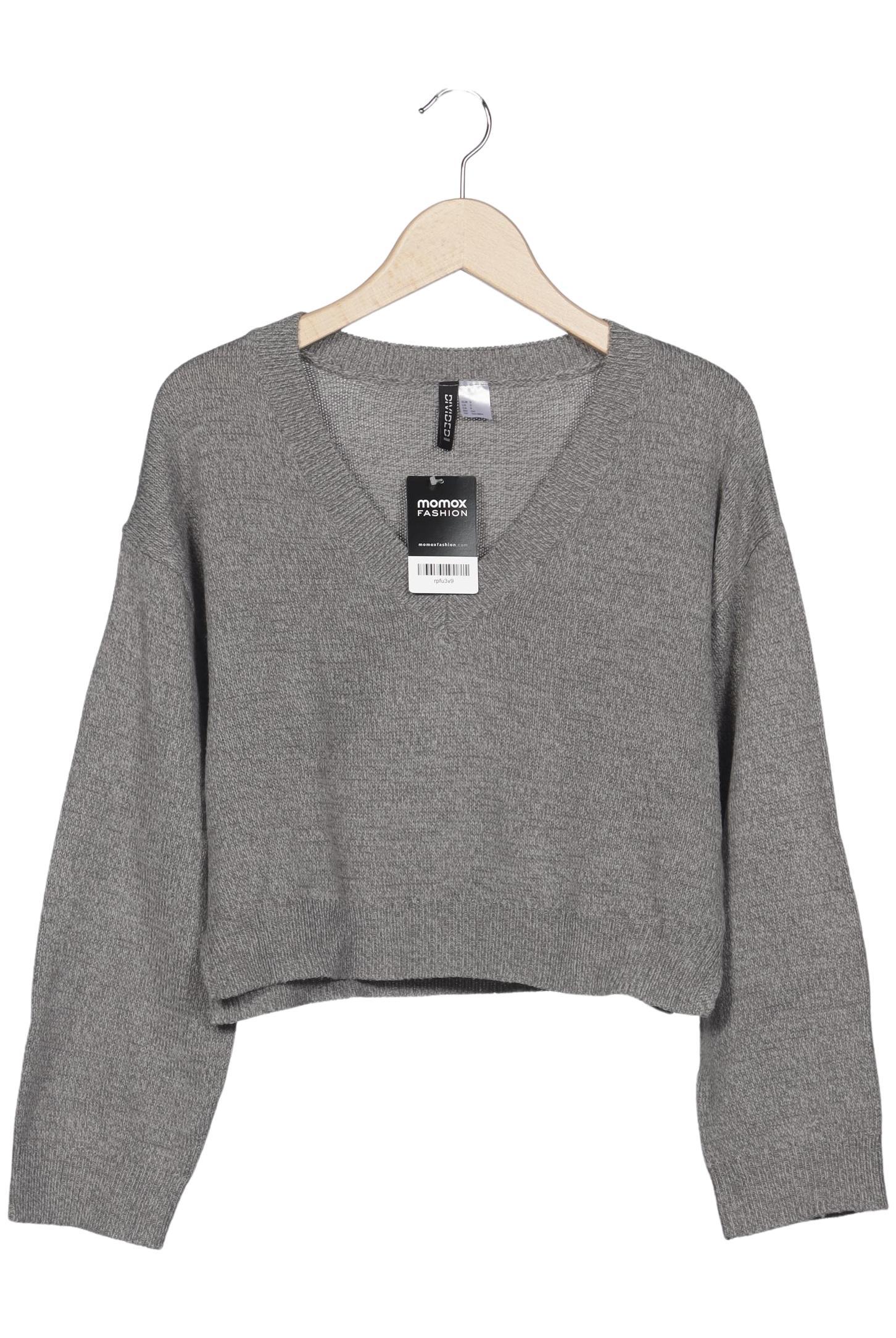

H&M Damen Pullover, grau, Gr. 36