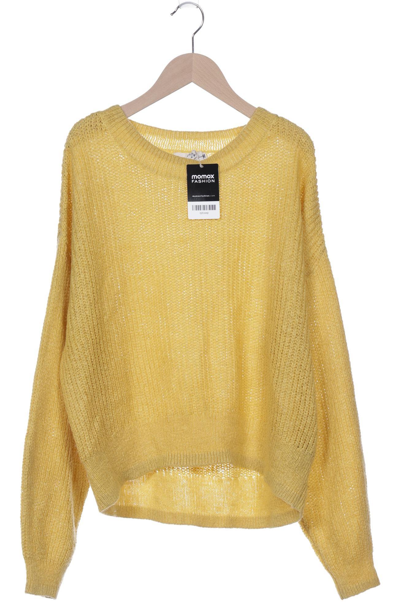 

H&M Damen Pullover, gelb, Gr. 38