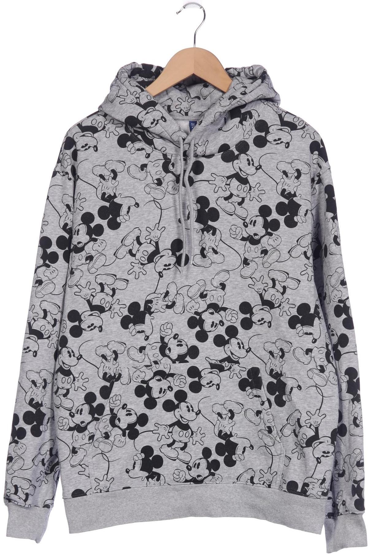 

H&M Damen Kapuzenpullover, grau, Gr. 44