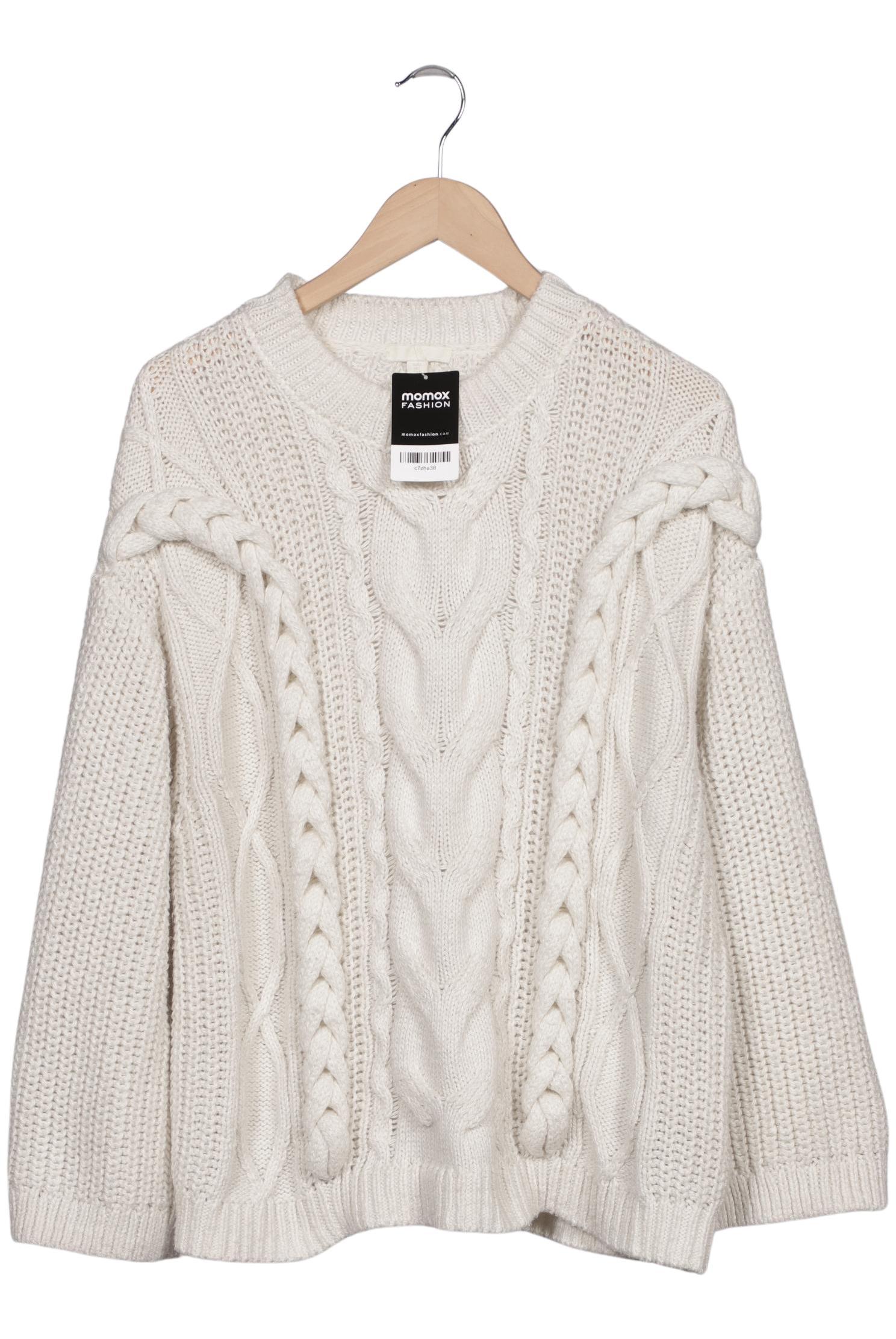 

H&M Damen Pullover, cremeweiß, Gr. 36