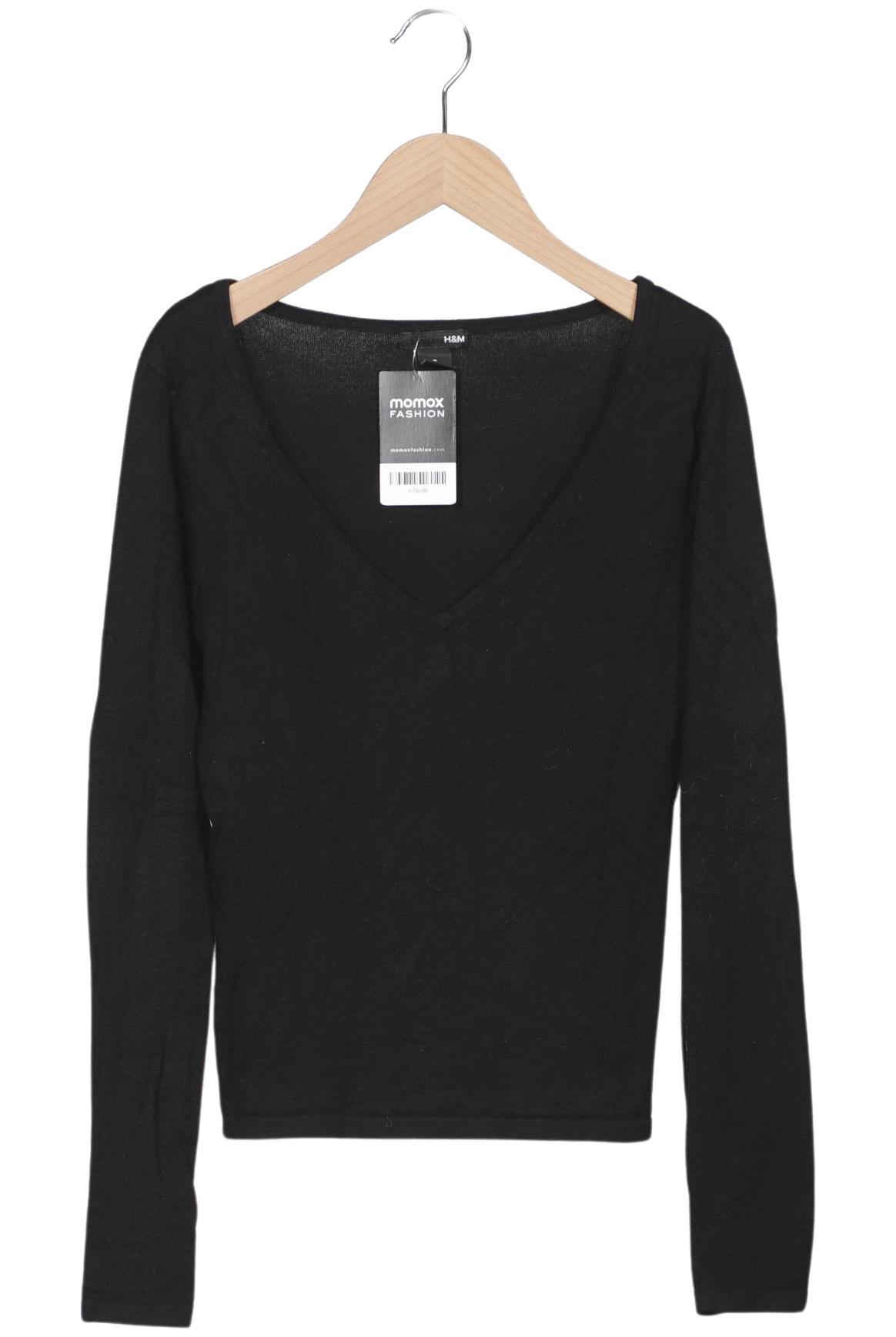 

H&M Damen Pullover, schwarz, Gr. 36