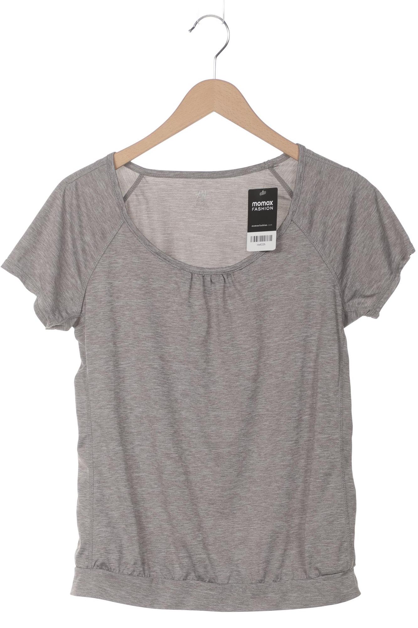 

H&M Damen T-Shirt, grau, Gr. 38