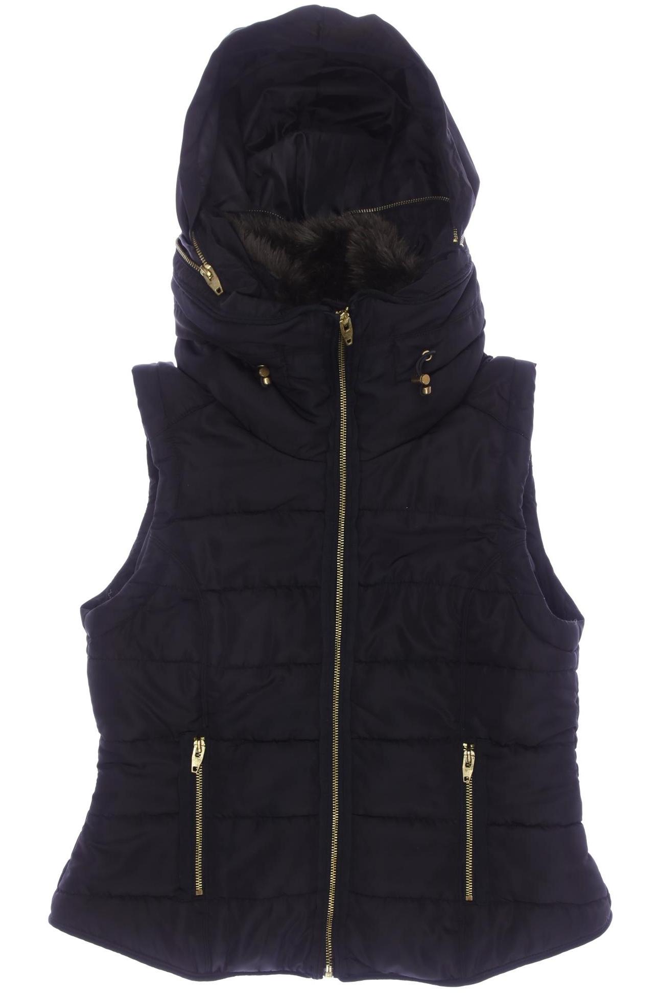 

H&M Damen Weste, schwarz, Gr. 38