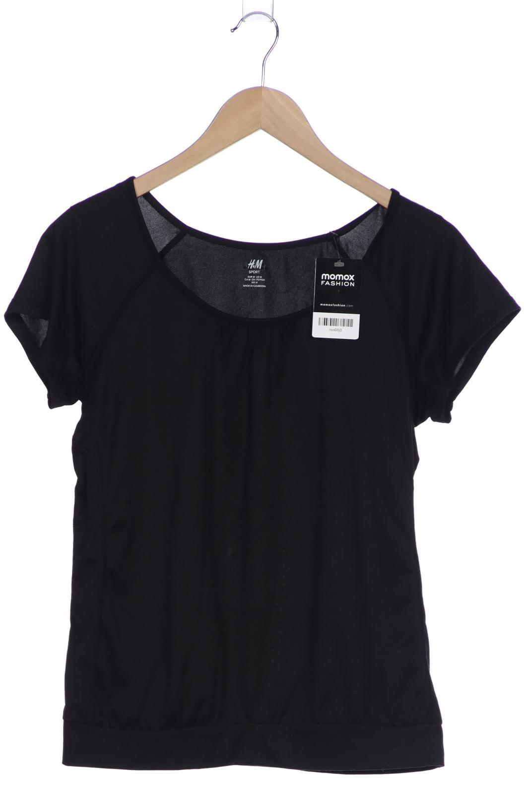 

H&M Damen T-Shirt, schwarz, Gr. 38