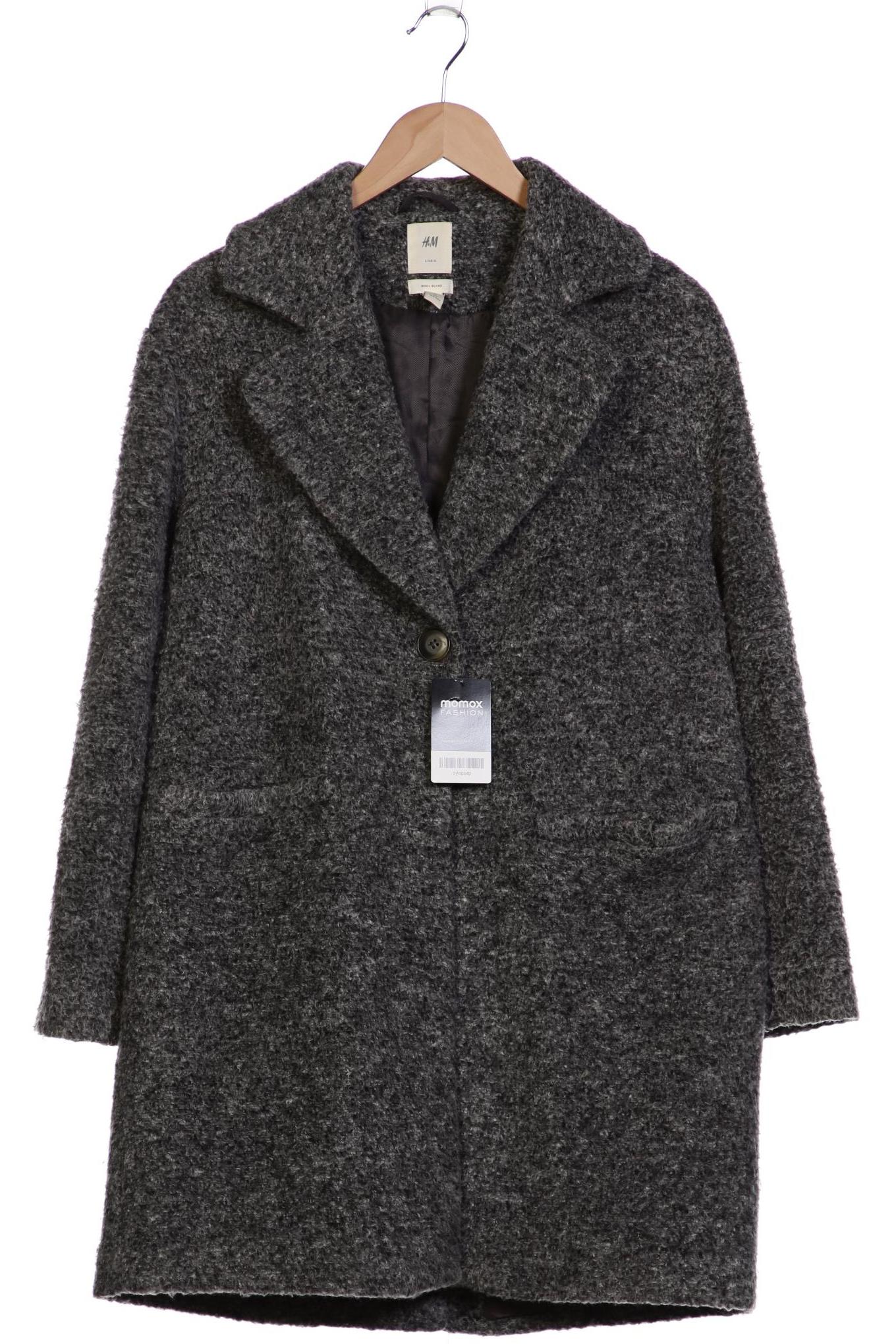 

H&M Damen Mantel, grau, Gr. 36
